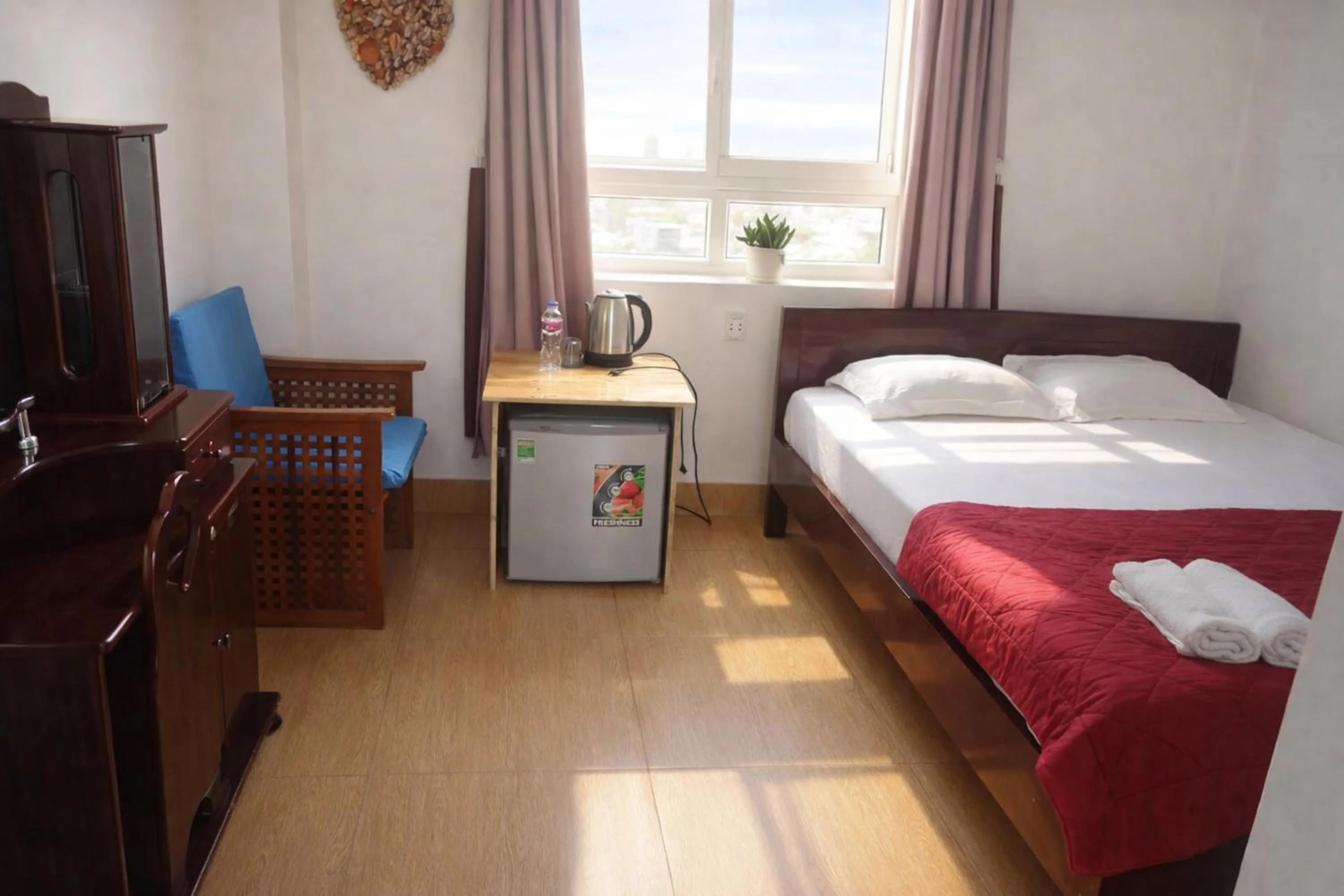 Bed in Thanh Tran Guesthouse Lý Sơn