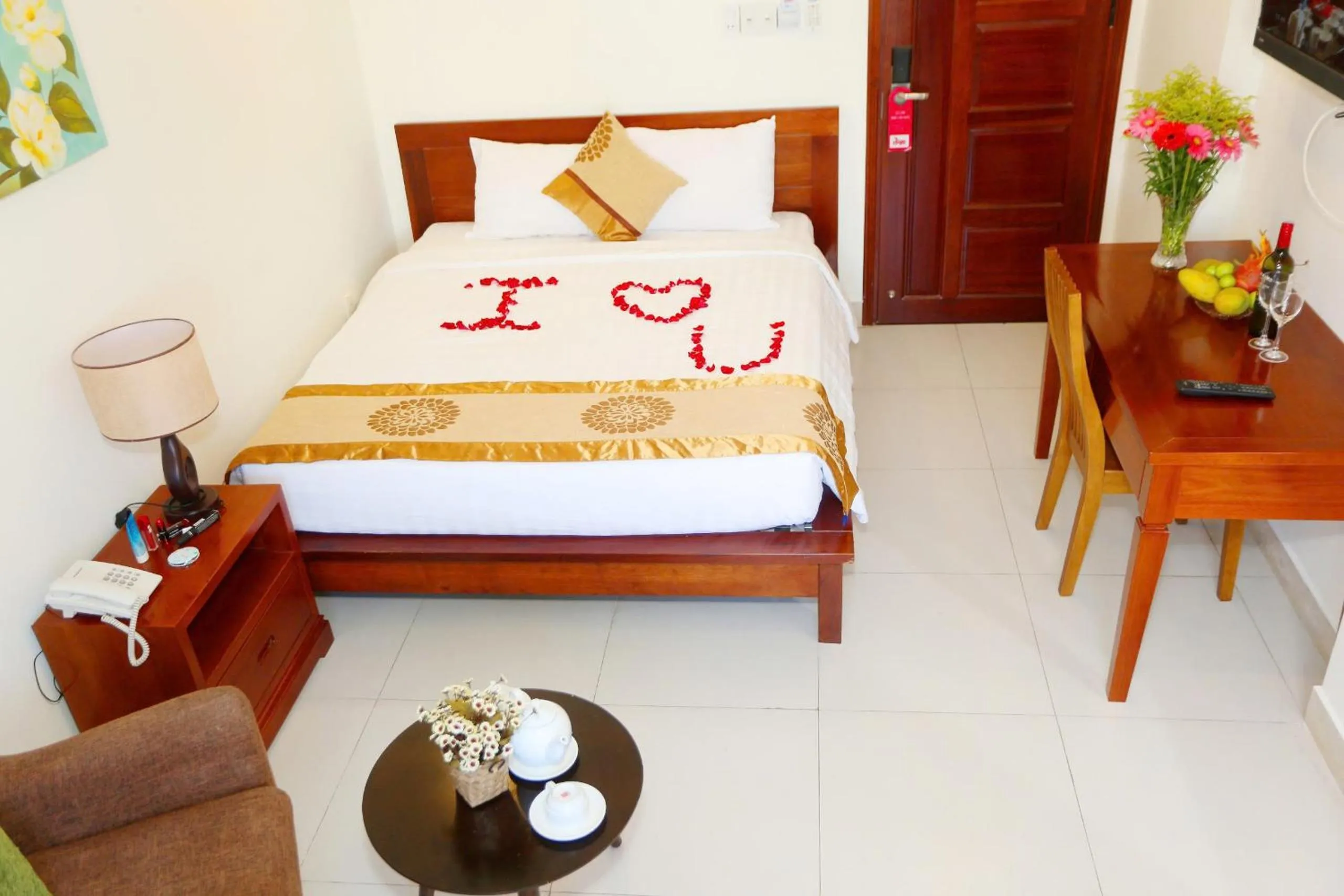 Bed in Son Tra Green Hotel & Apartment