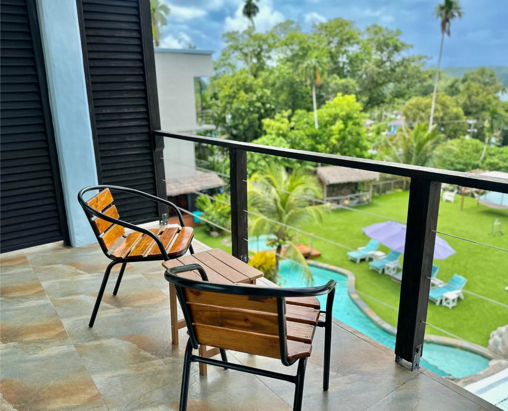 Balcony/Terrace in Palau Central Hotel