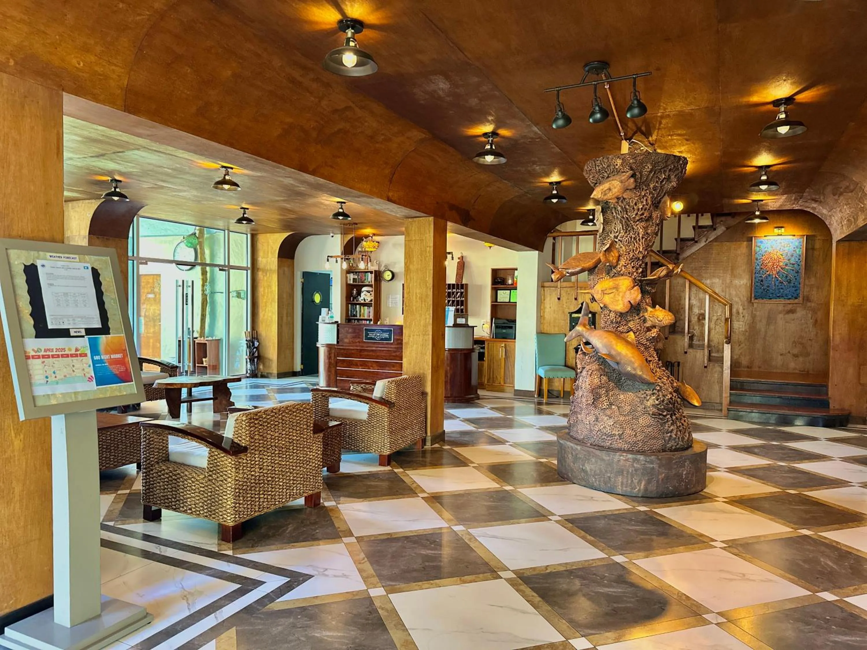 Lobby or reception in Palau Central Hotel