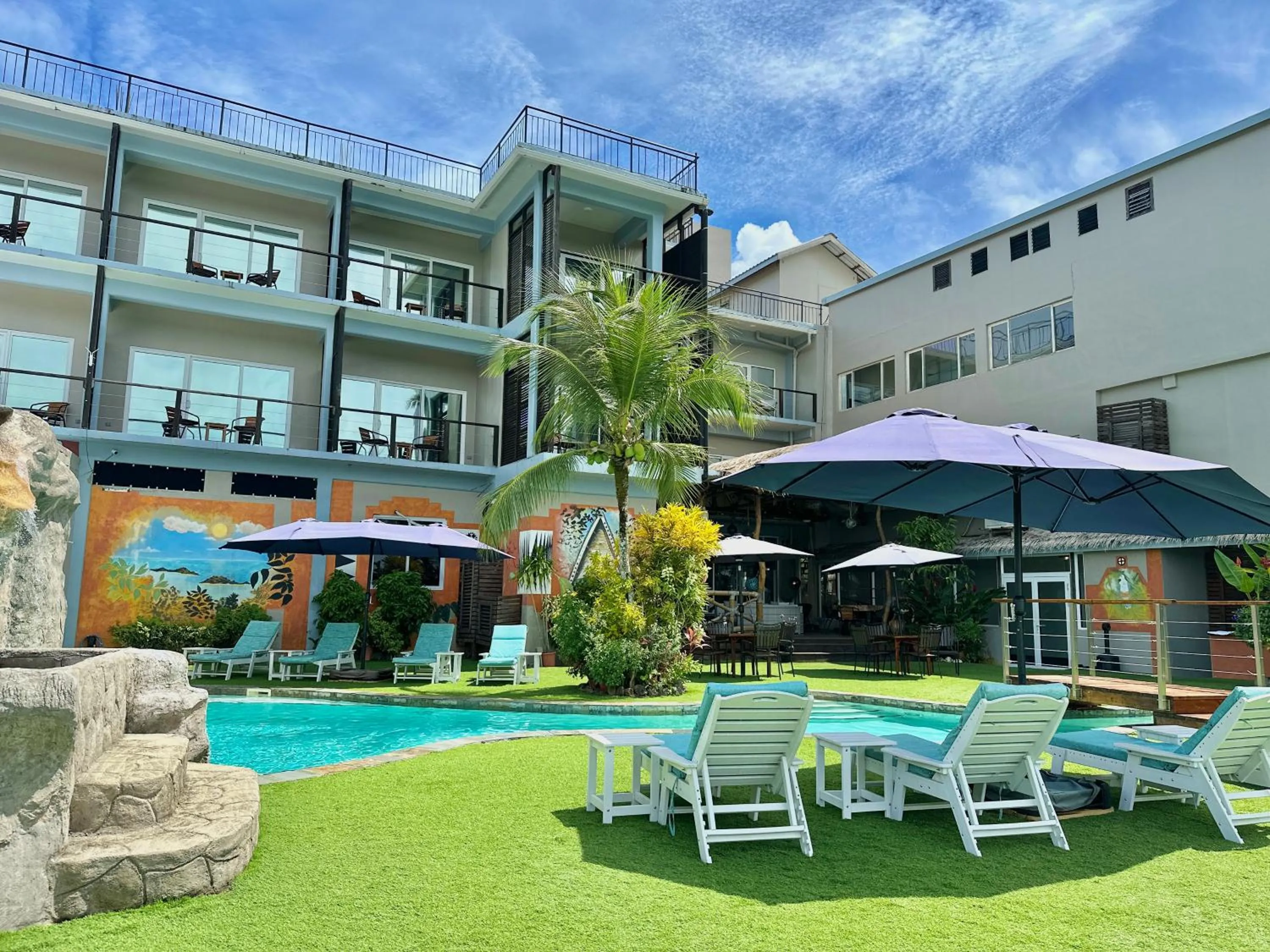 Property building in Palau Central Hotel