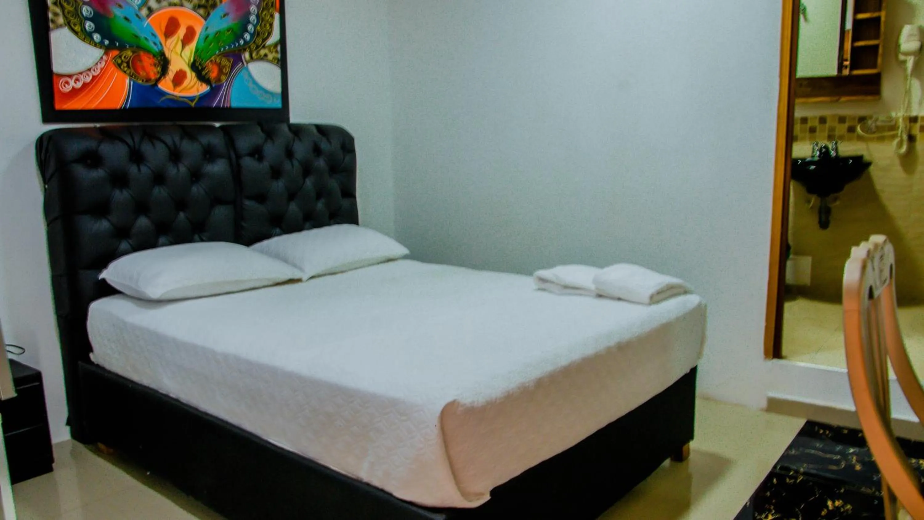 Bed in Hotel La Casona de Getsemani