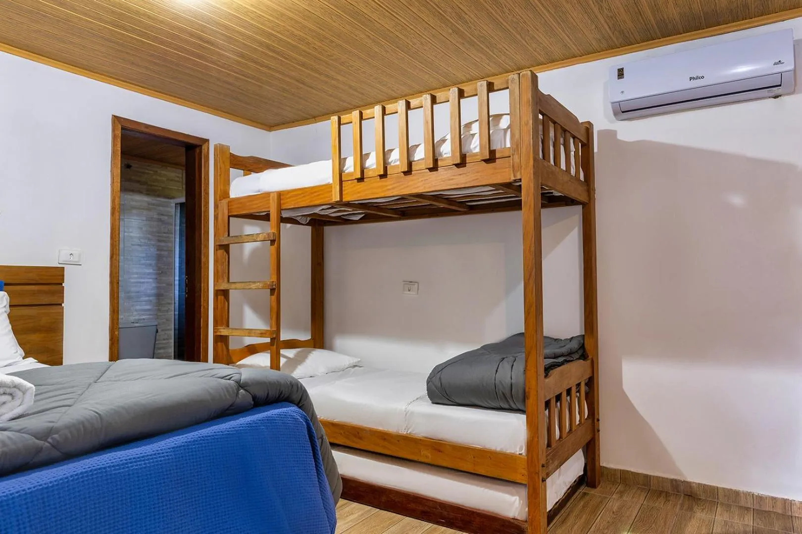 Bed in Pousada Marimar