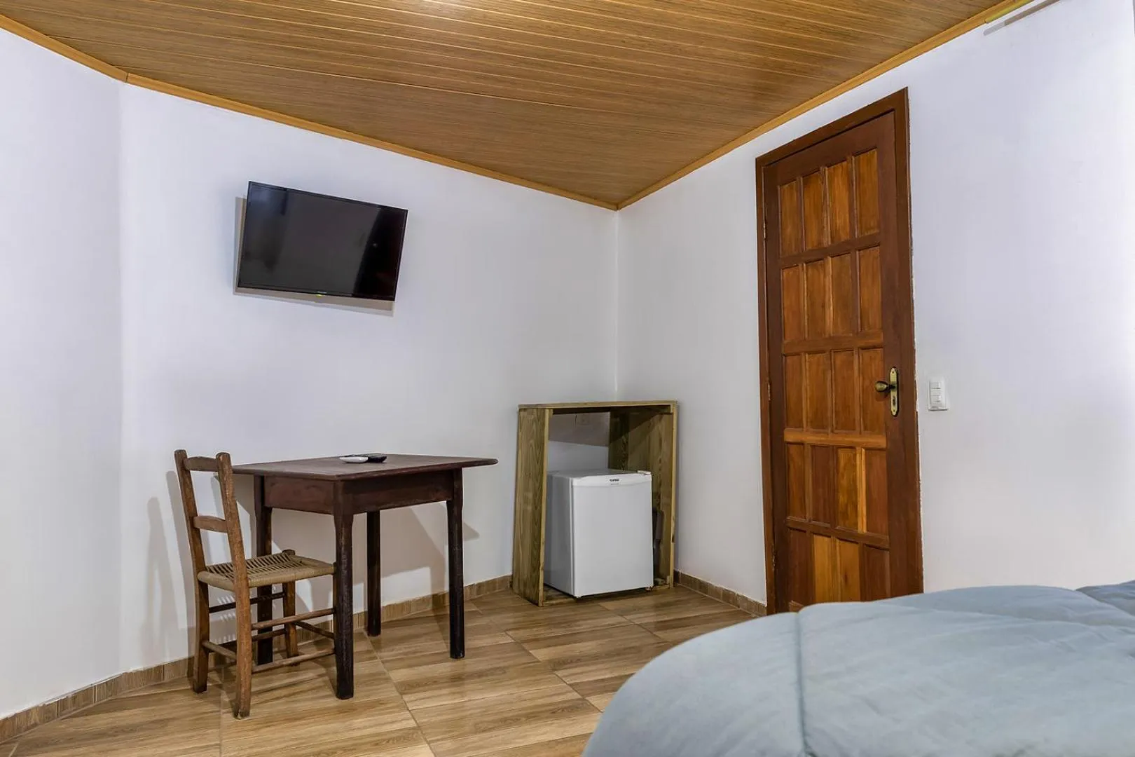 Bed in Pousada Marimar