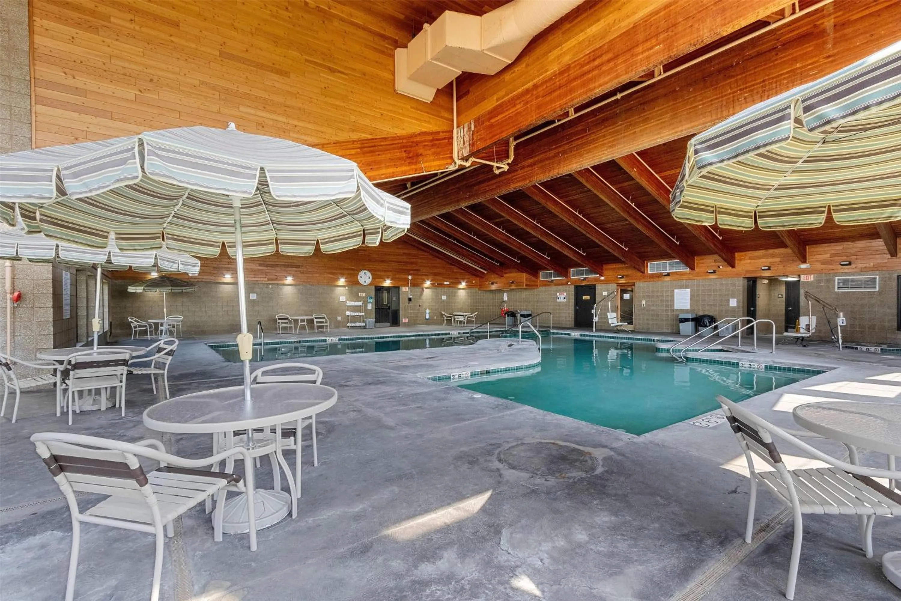 Pool view in AmericInn by Wyndham Green Bay East