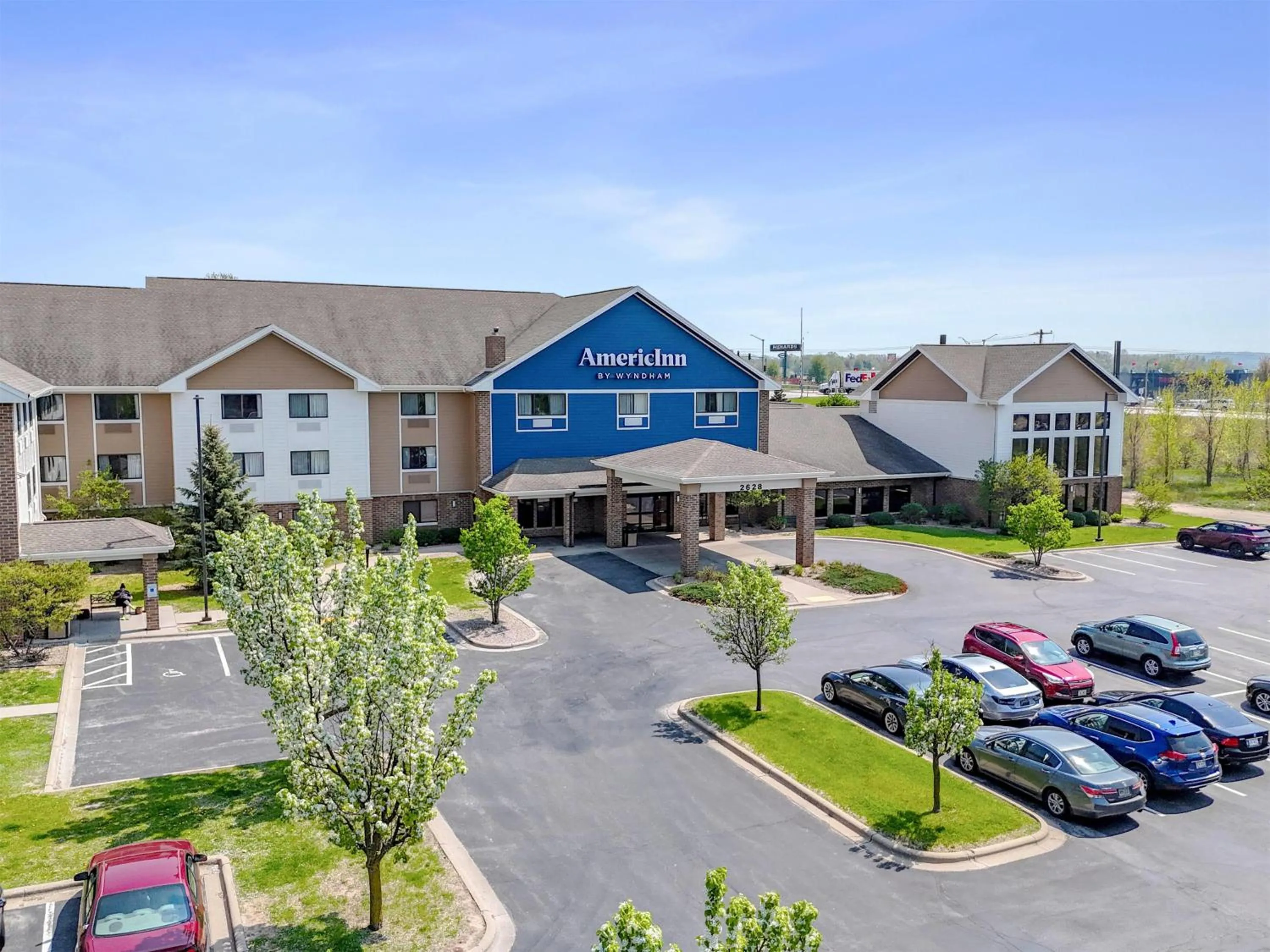Property building in AmericInn by Wyndham Green Bay East