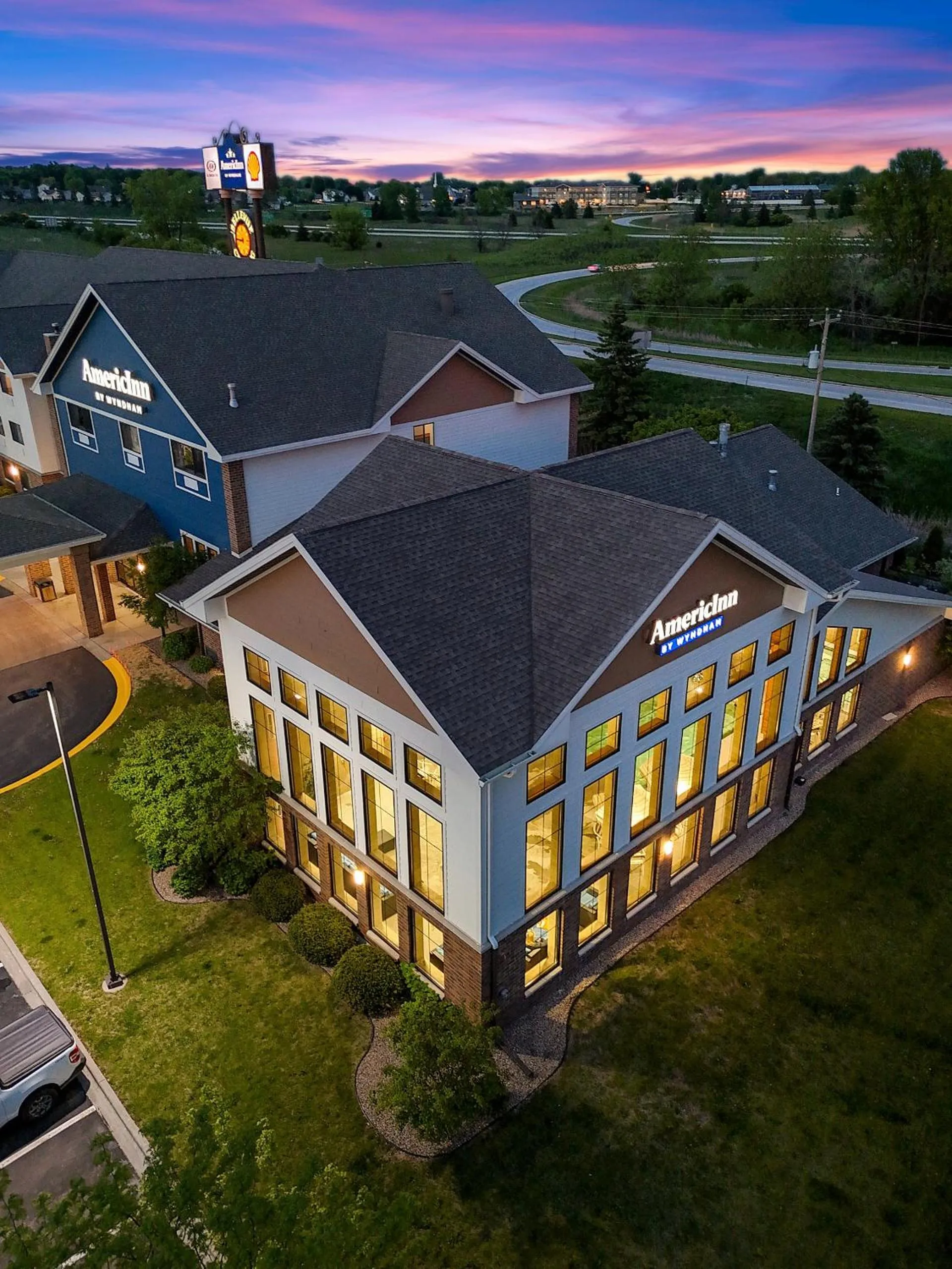 Property building in AmericInn by Wyndham Green Bay East