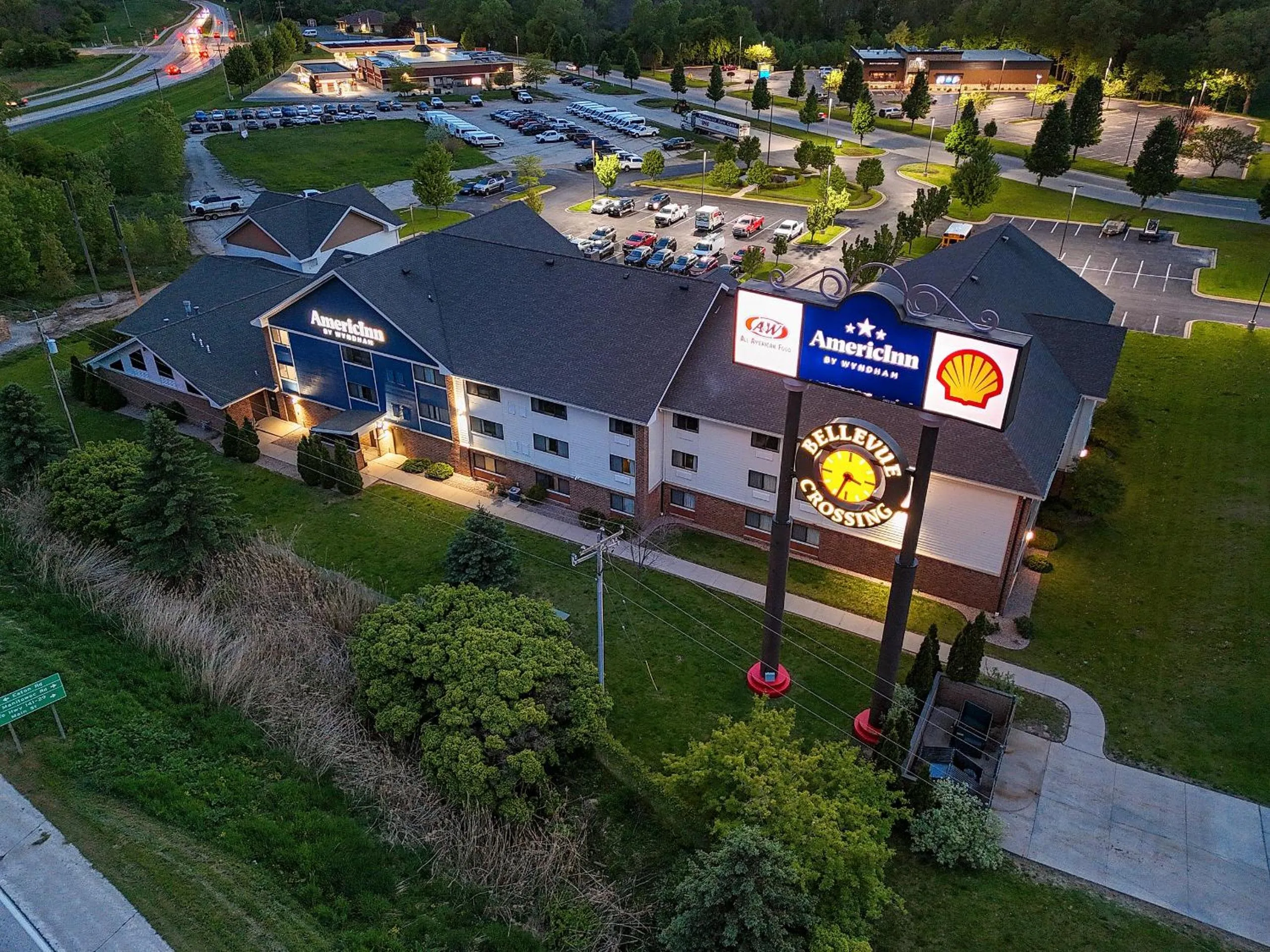 Property building in AmericInn by Wyndham Green Bay East