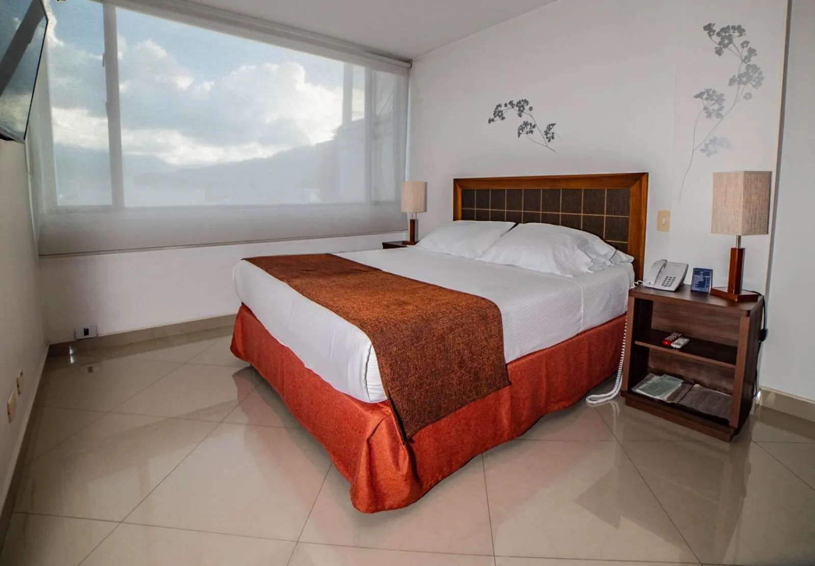 Bed in Hotel Dann Combeima