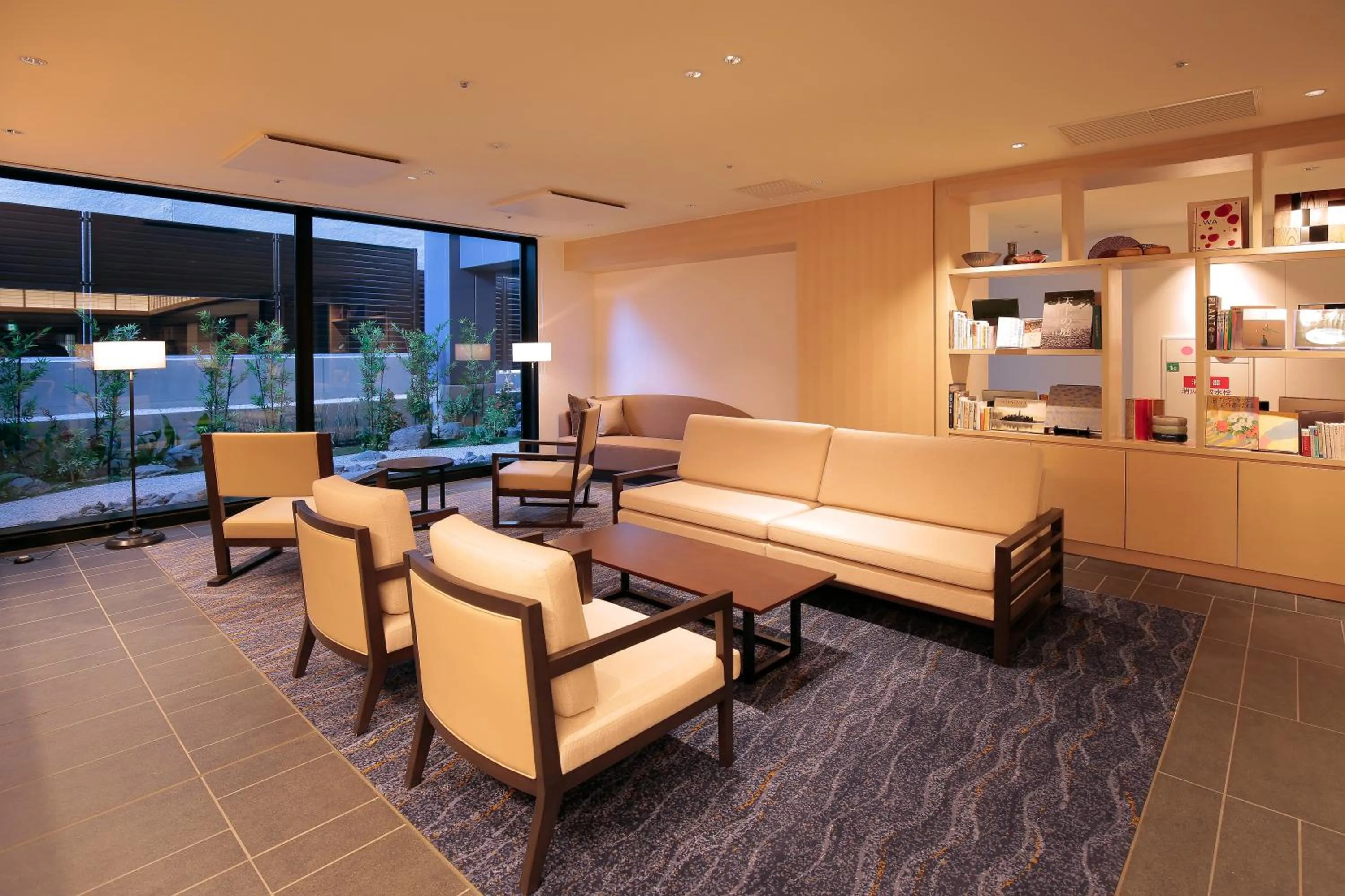 Communal lounge/ TV room in Hotel Intergate Kyoto Shijo Shinmachi