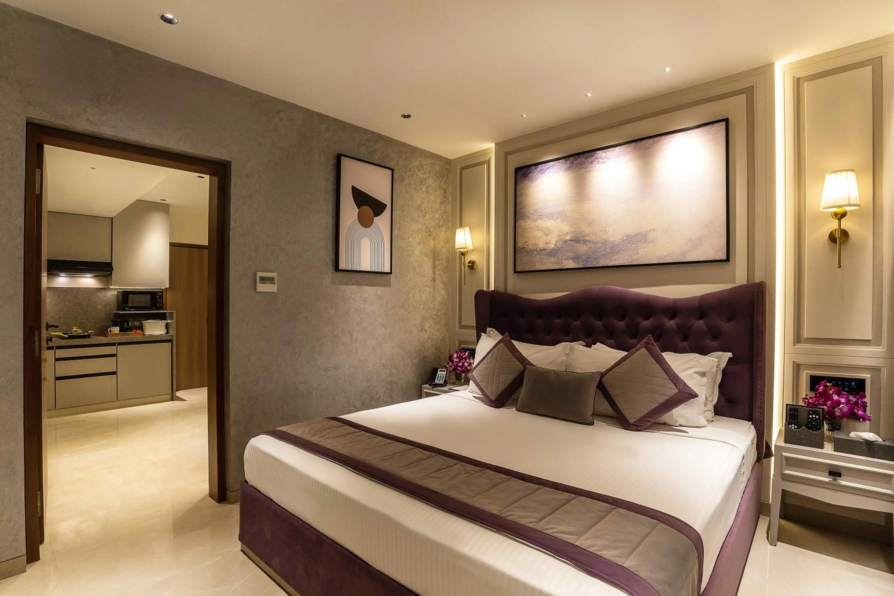 Bed in Grand Residency Hotel & Serviced Apartments