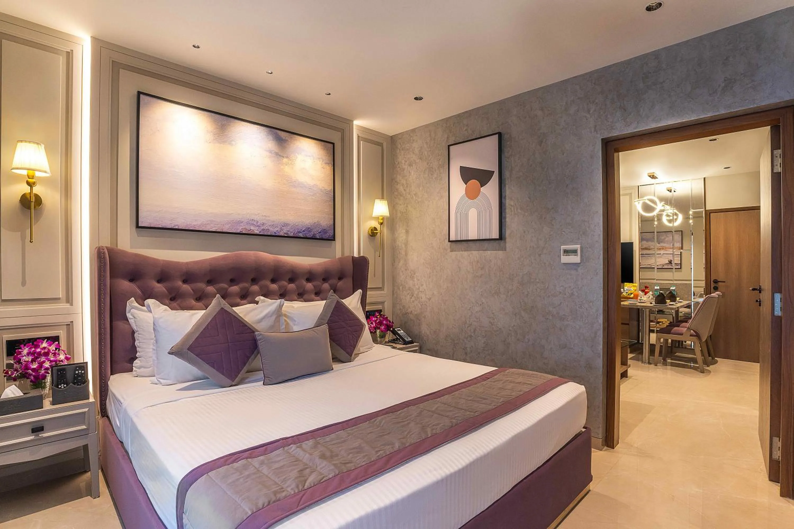 Photo of the whole room, Bed in Grand Residency Hotel & Serviced Apartments