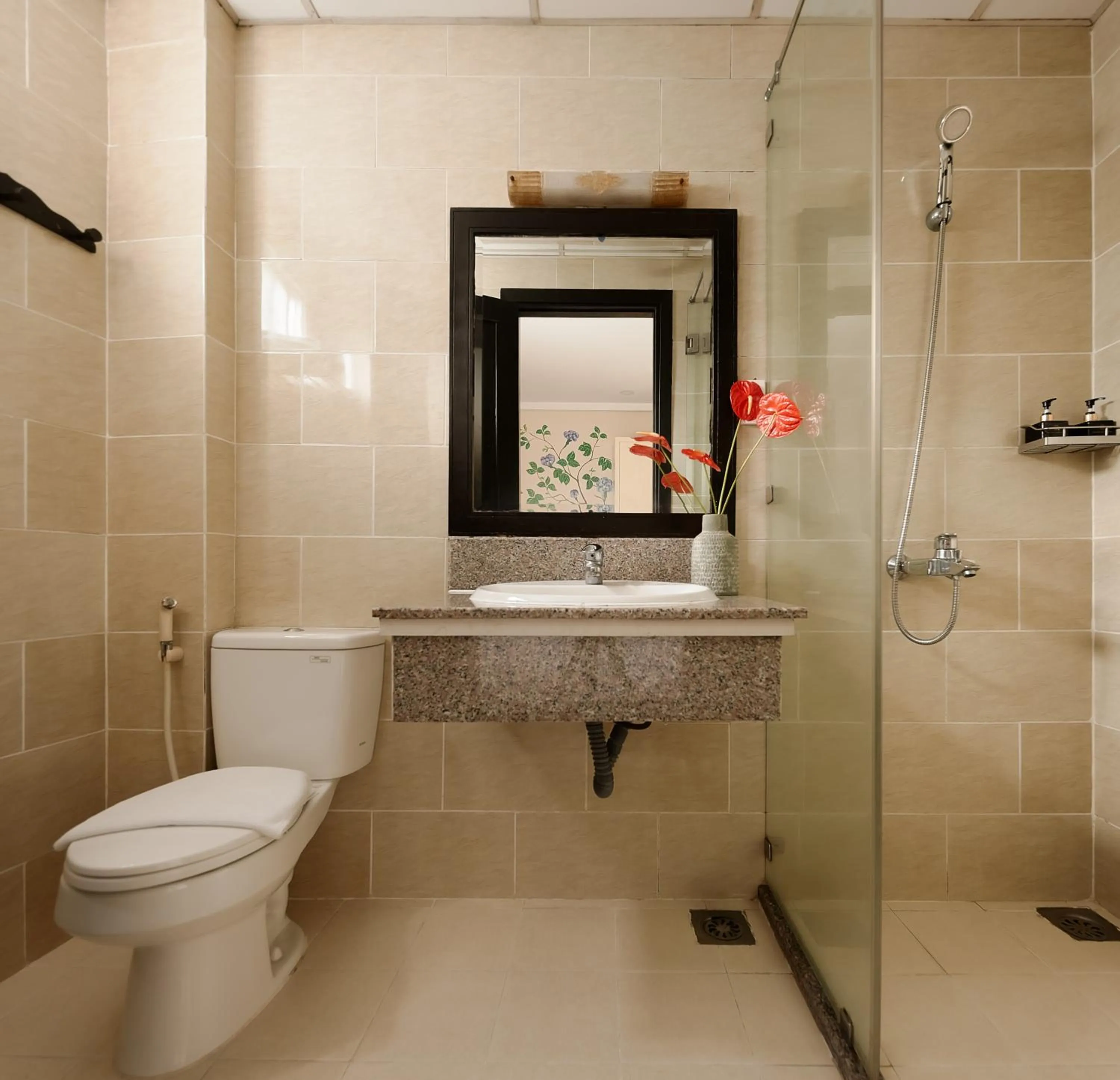 Toilet in Asian Ruby Hotel & Spa - 122F Bui Thi Xuân Street