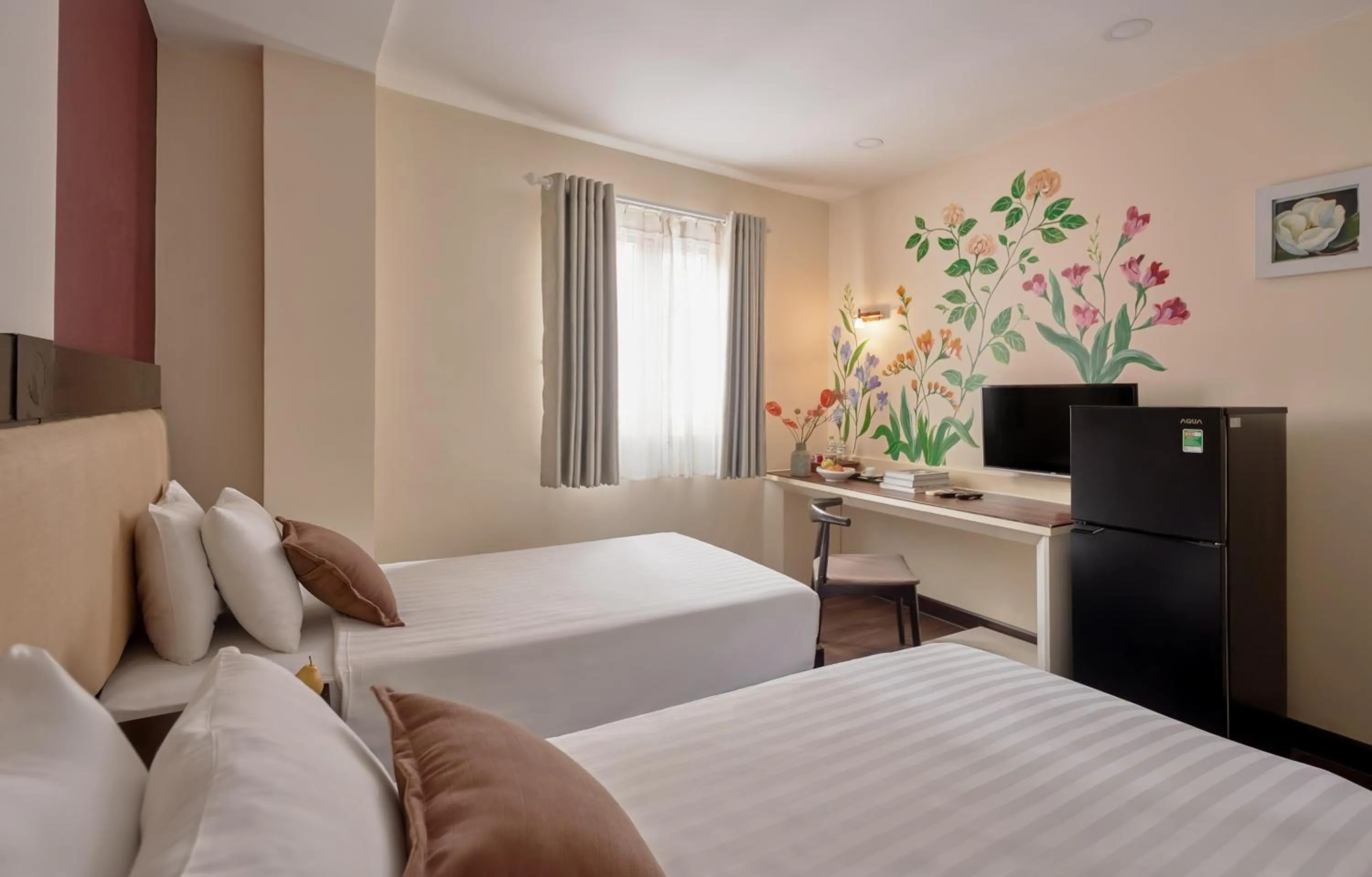 Bed in Asian Ruby Hotel & Spa - 122F Bui Thi Xuân Street