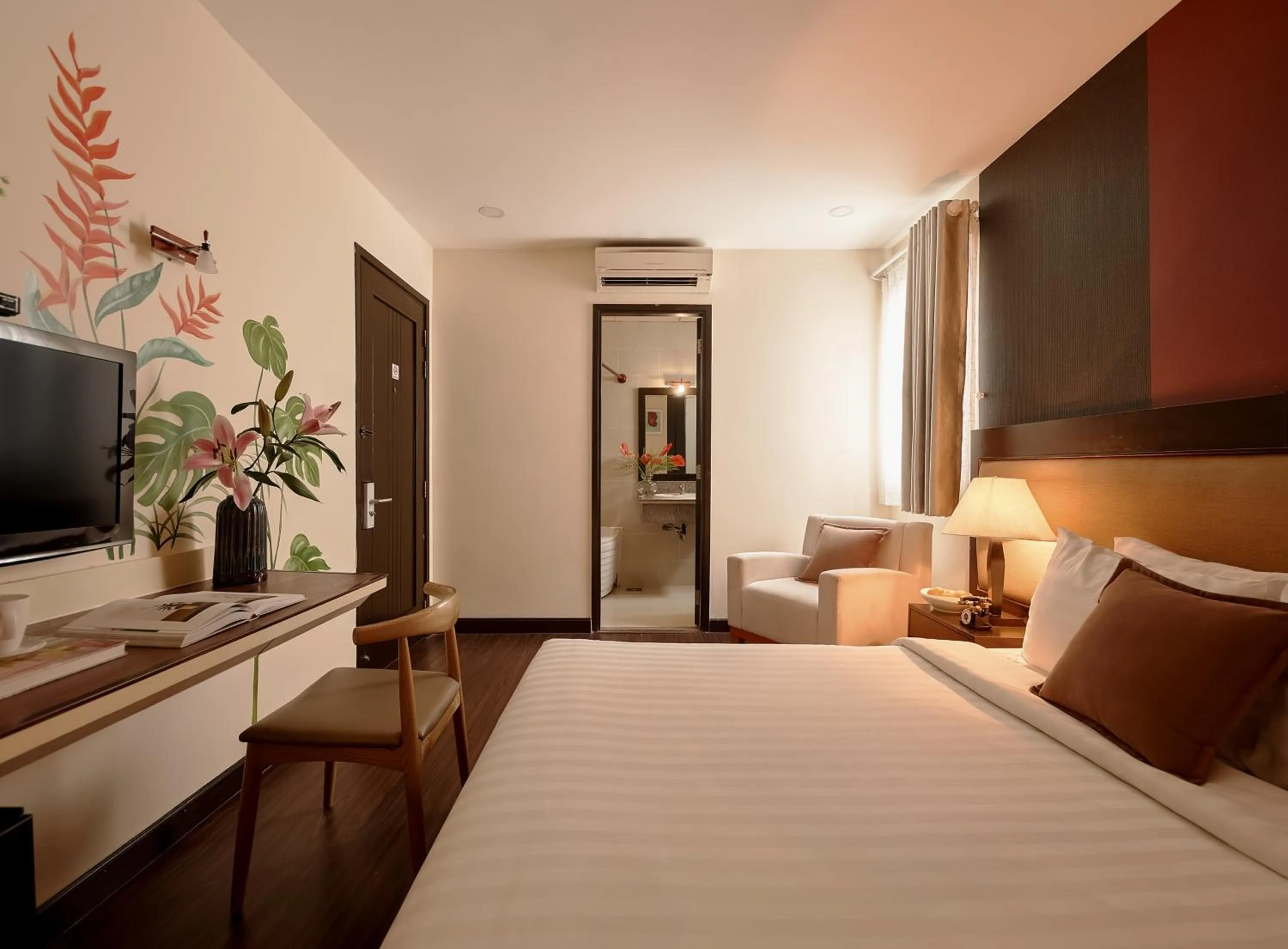 Bed in Asian Ruby Hotel & Spa - 122F Bui Thi Xuân Street