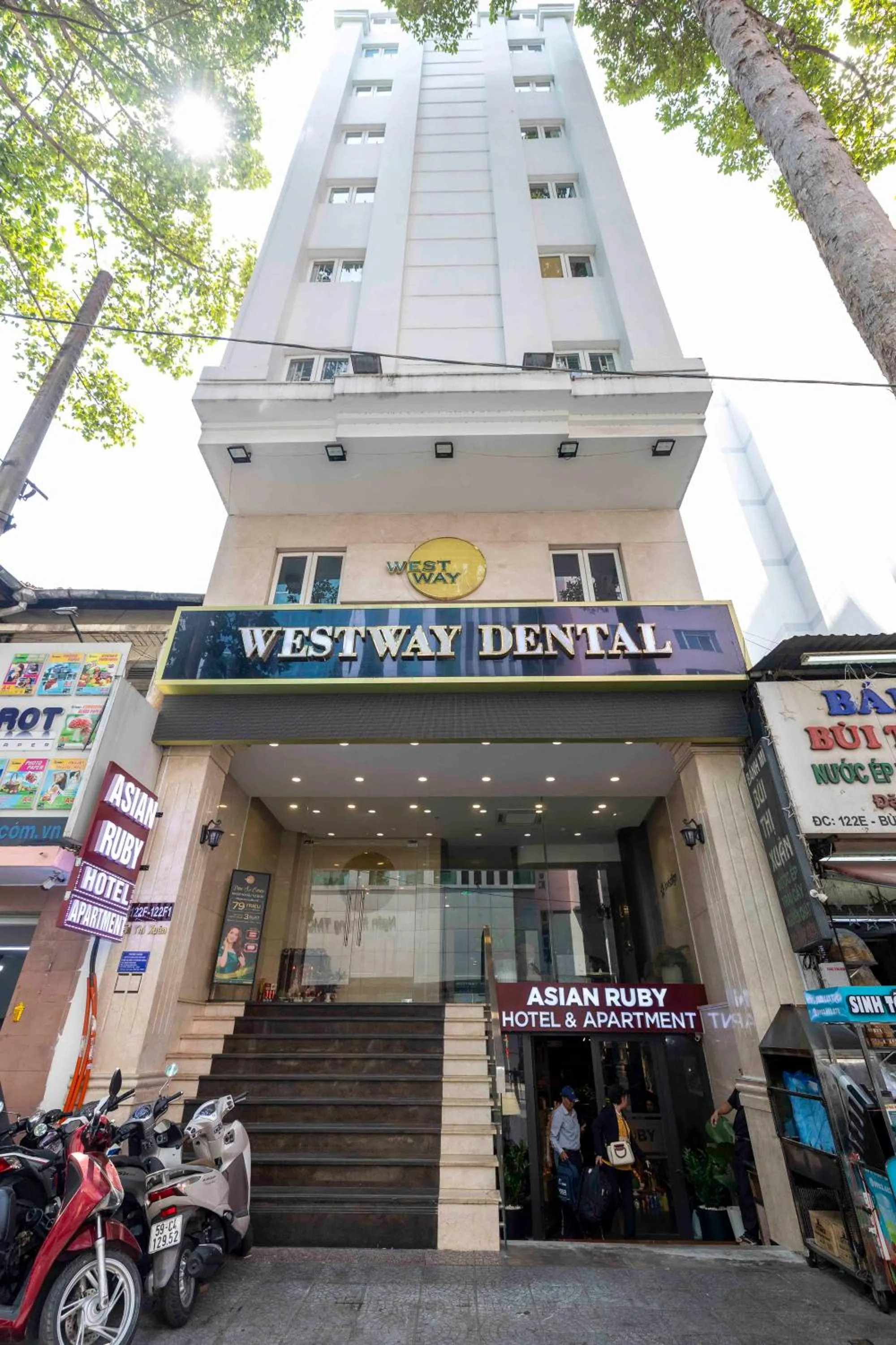 Property building in Asian Ruby Hotel & Spa - 122F Bui Thi Xuân Street