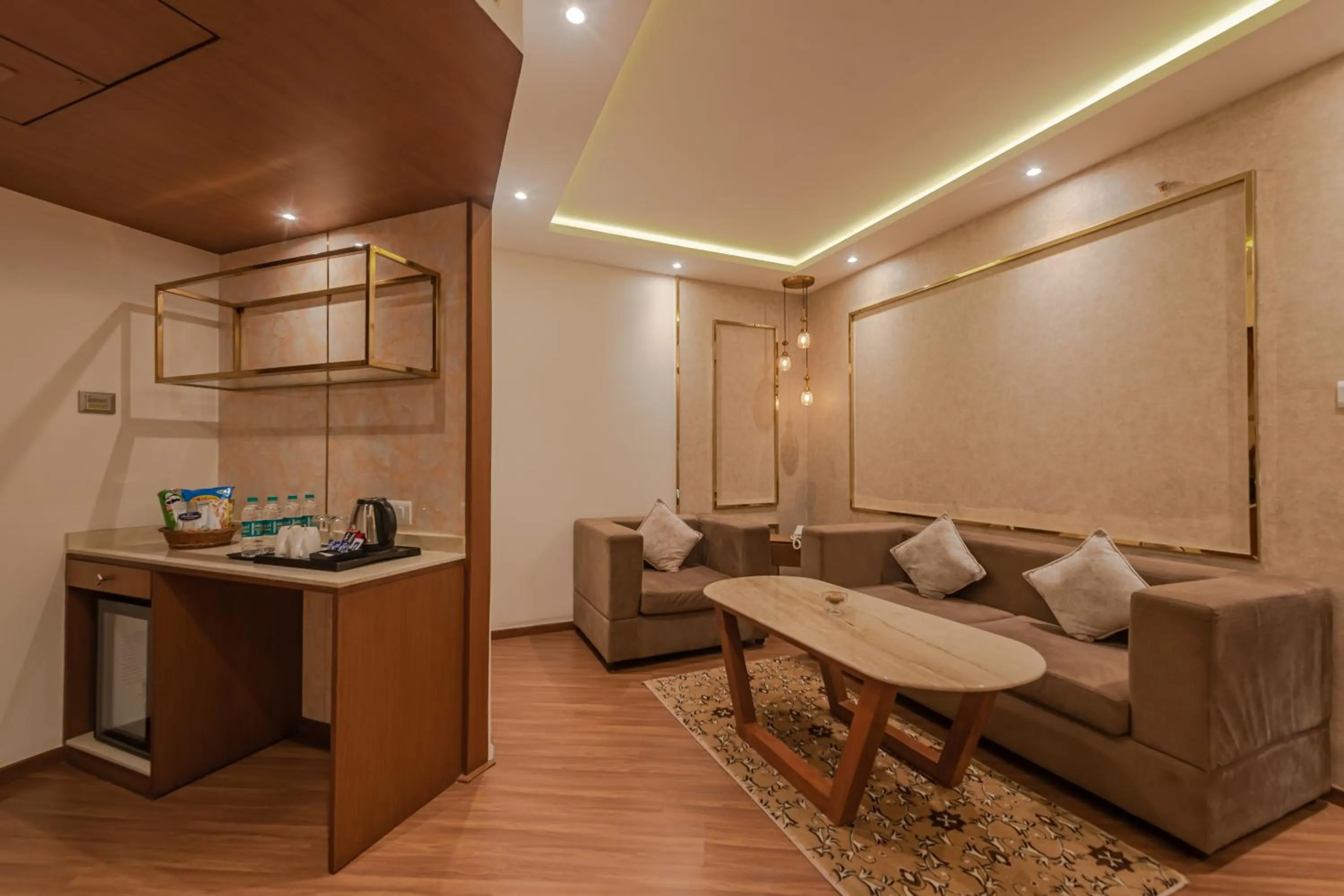 Living room in Goldfinch Hotel Mangalore