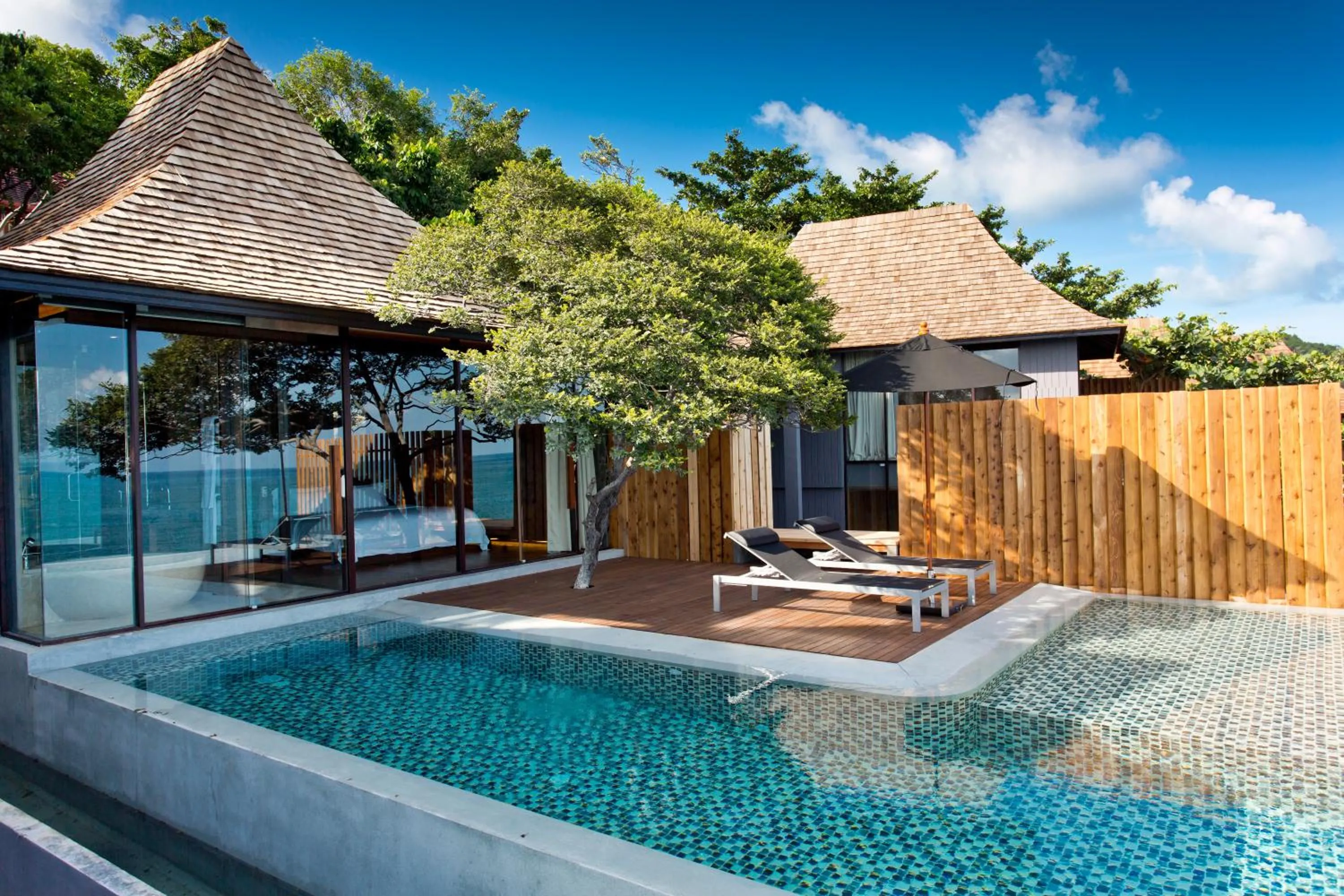 Patio in Silavadee Pool Spa Resort - SHA Extra Plus