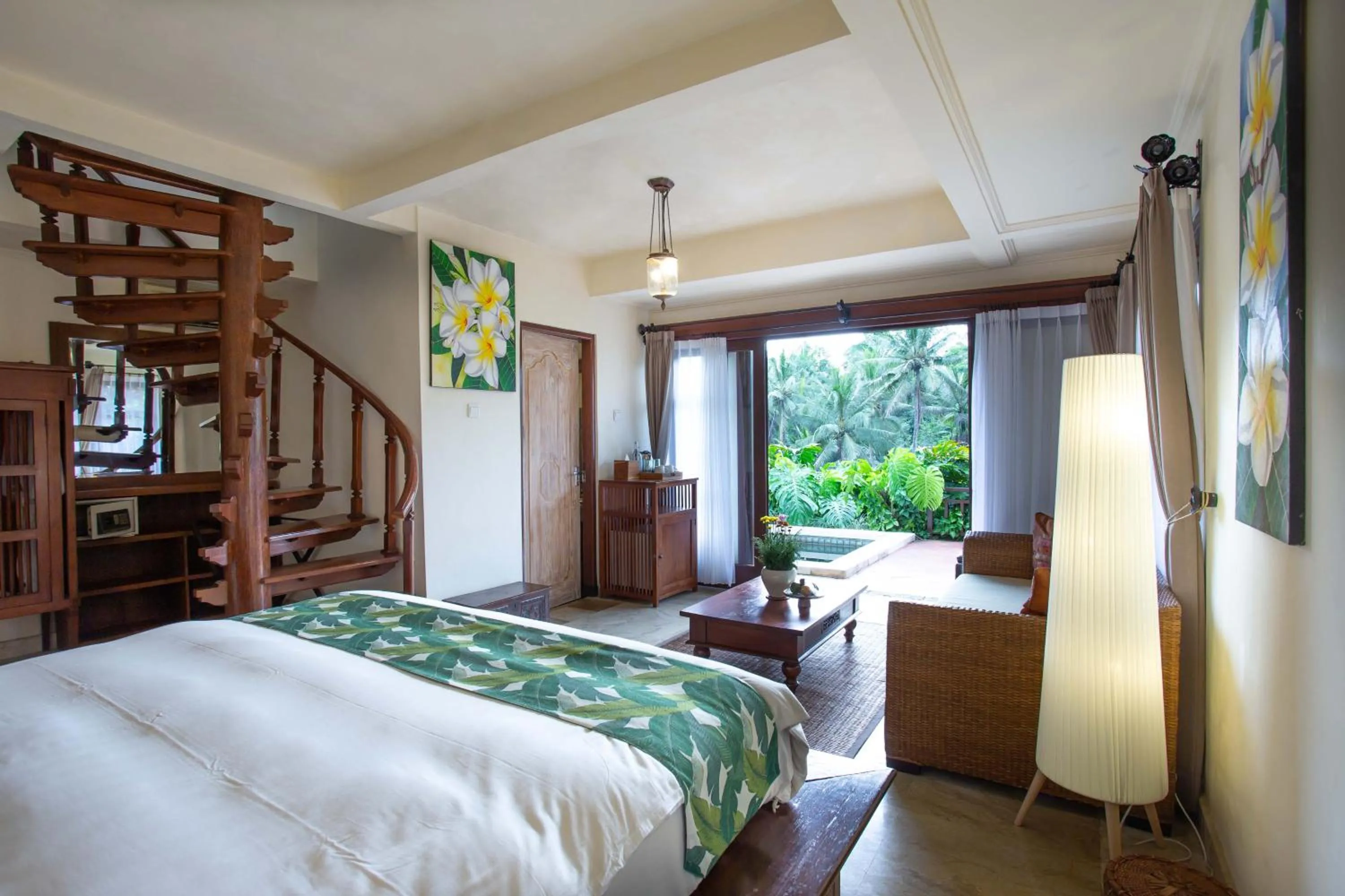 Bedroom, Bed in Villa Semana Resort Ubud