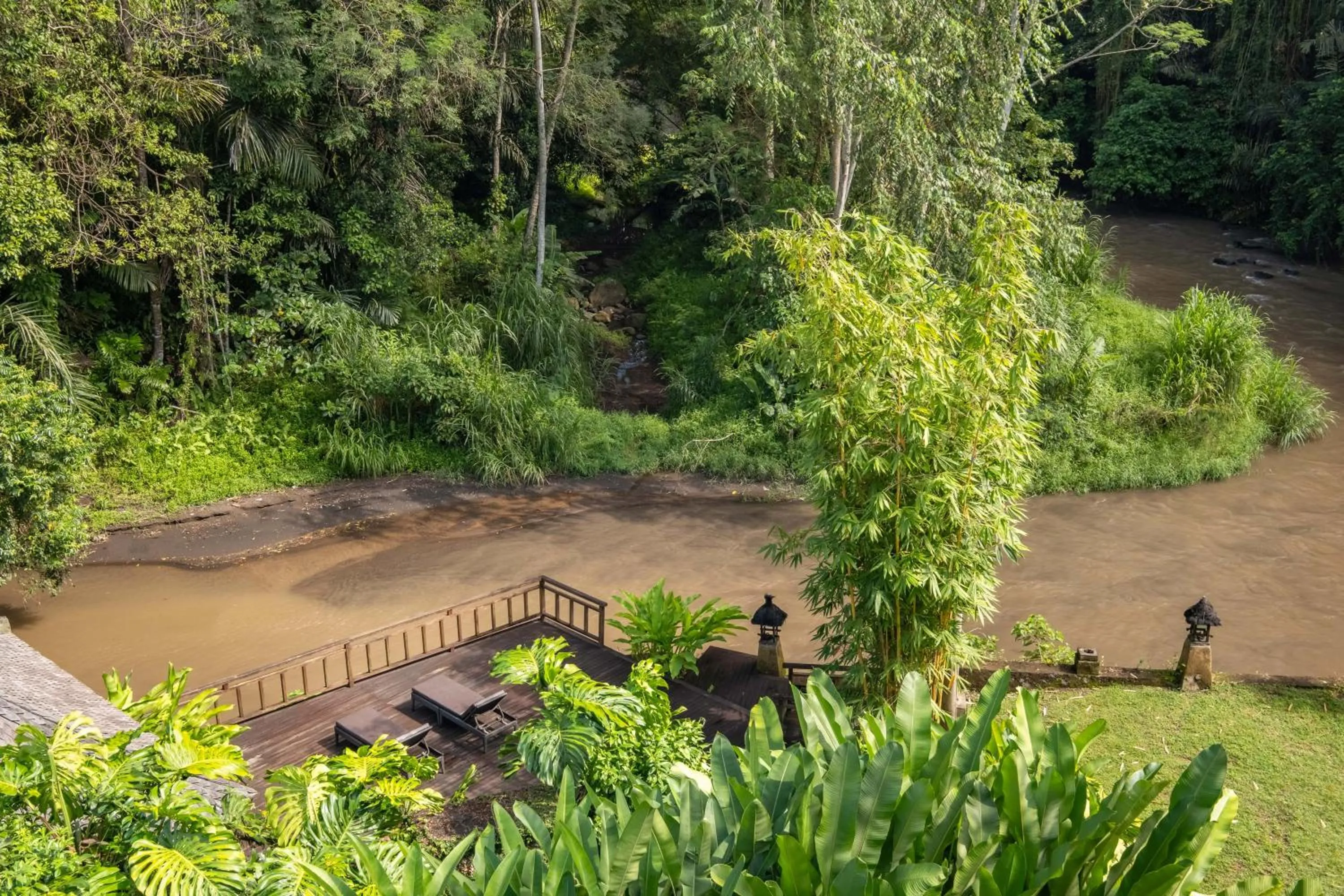 River view in Villa Semana Resort Ubud