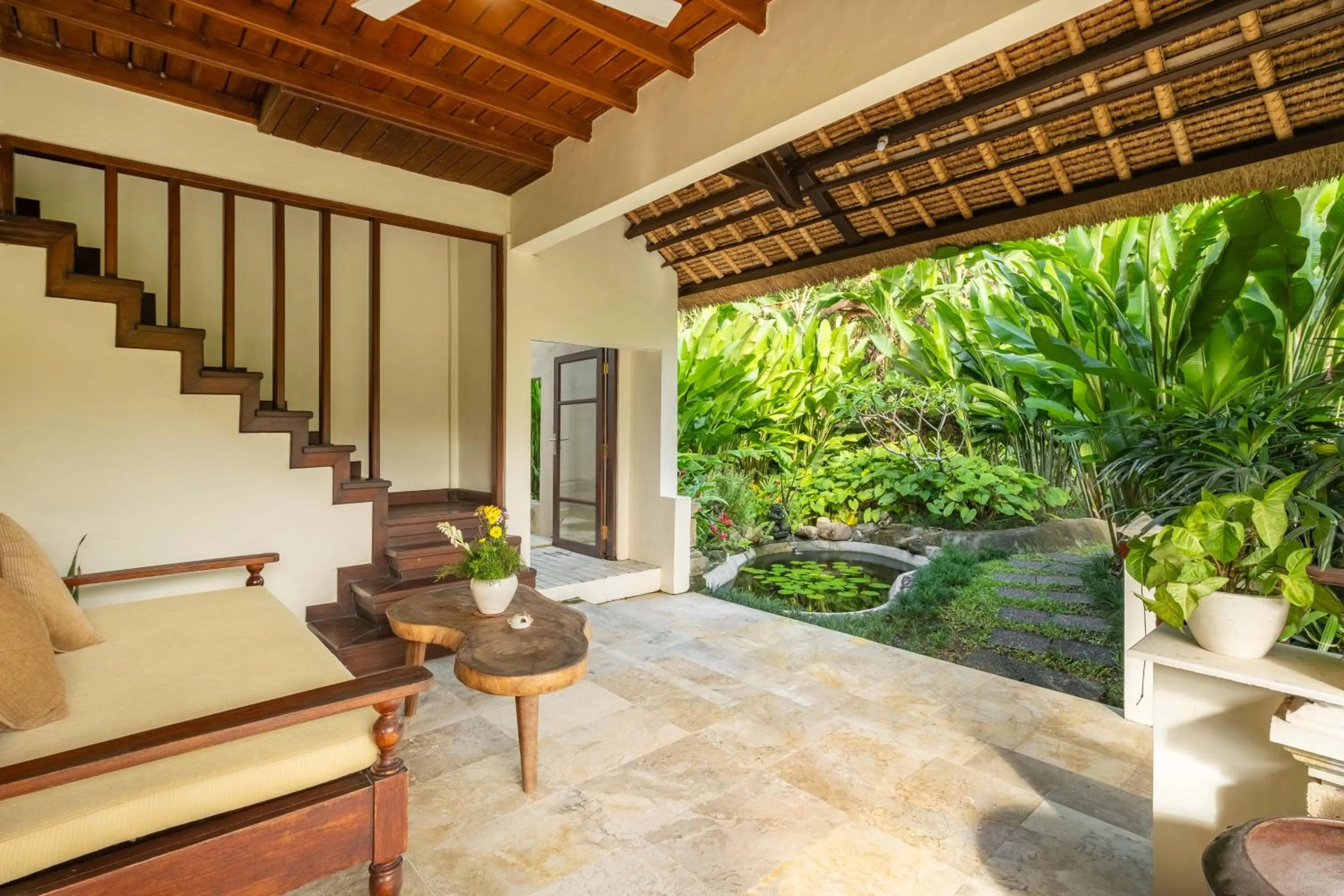 Seating area in Villa Semana Resort Ubud