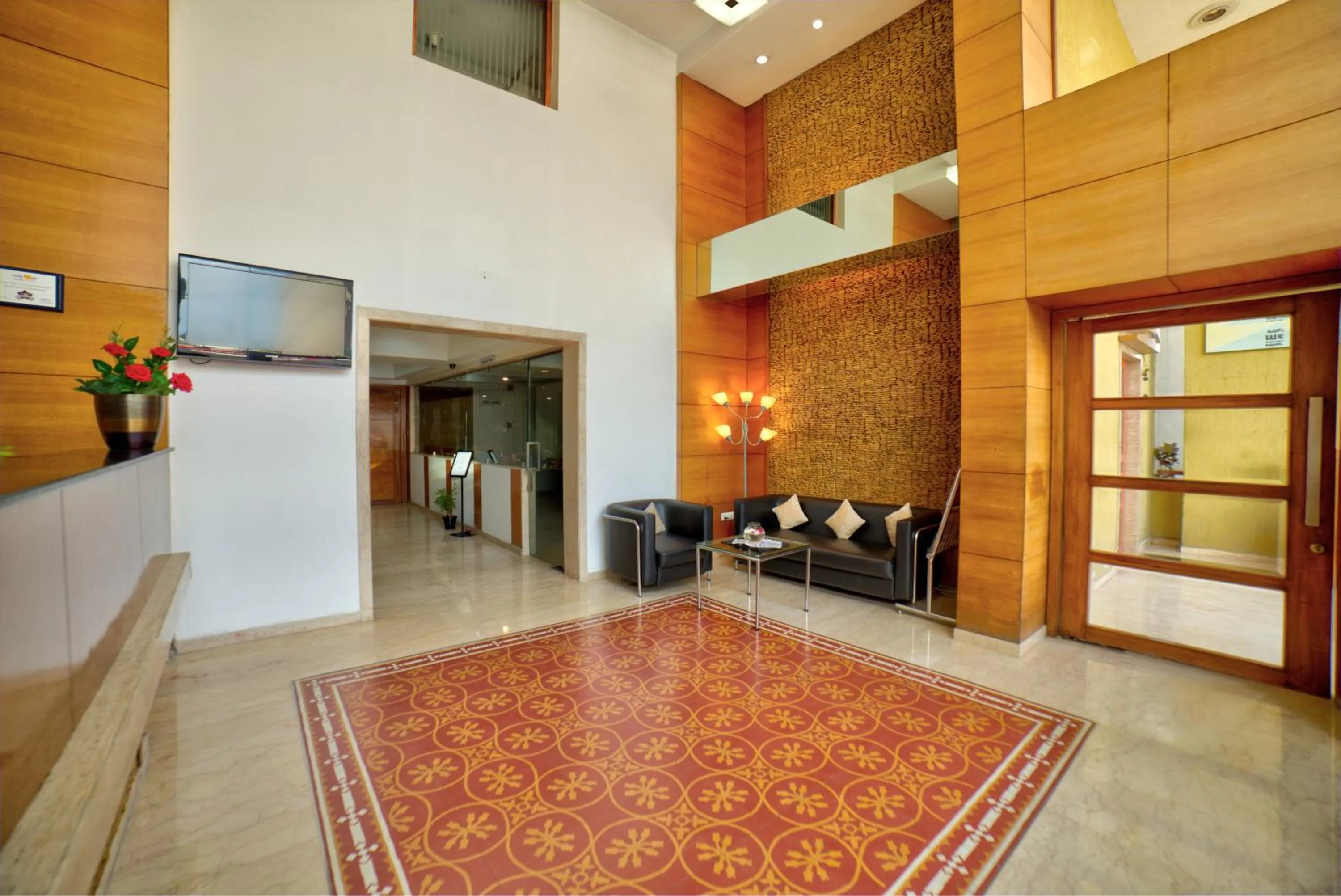 Lobby or reception in Coraltree Hotel Bangalore