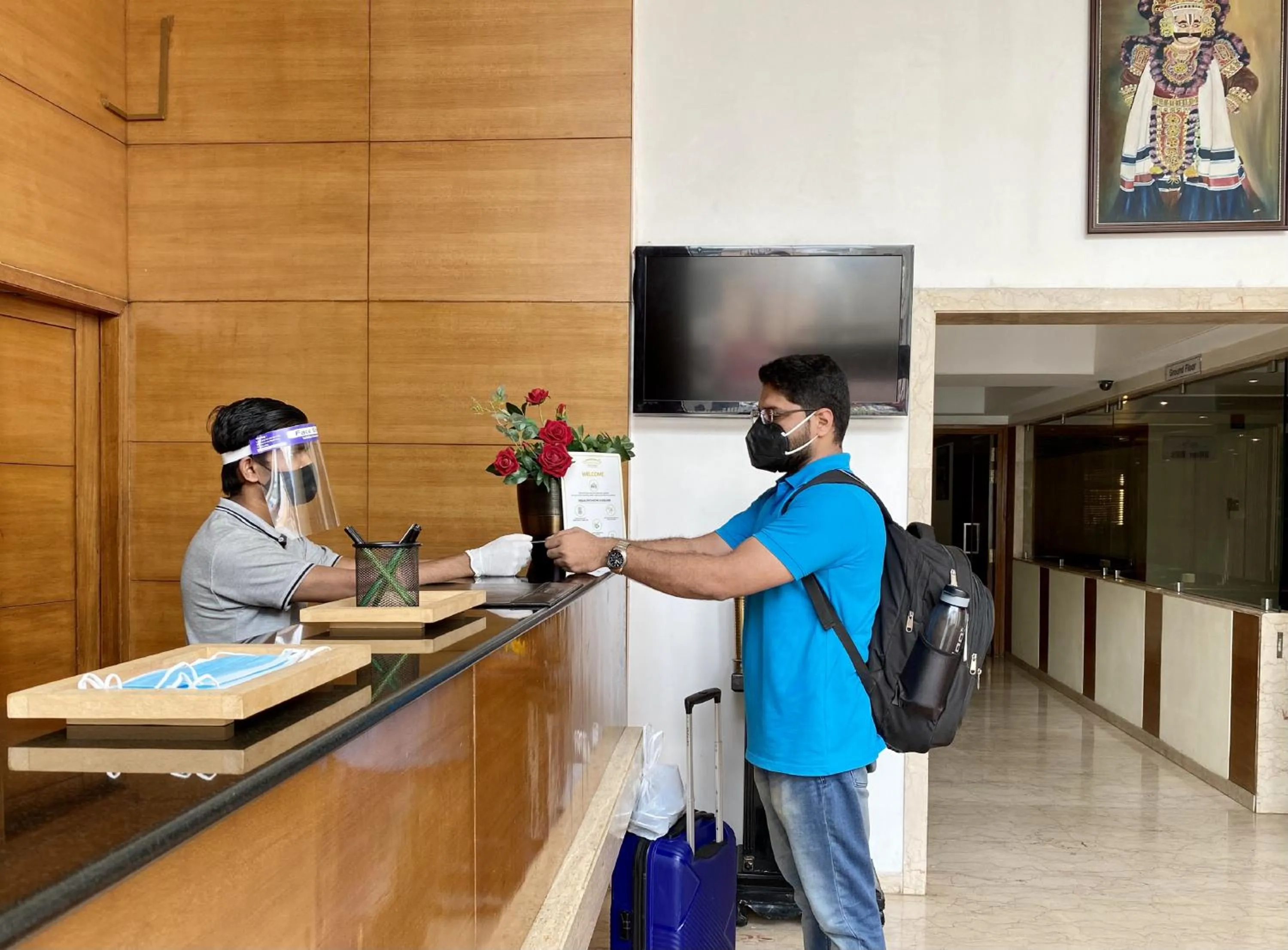 Lobby or reception in Coraltree Hotel Bangalore