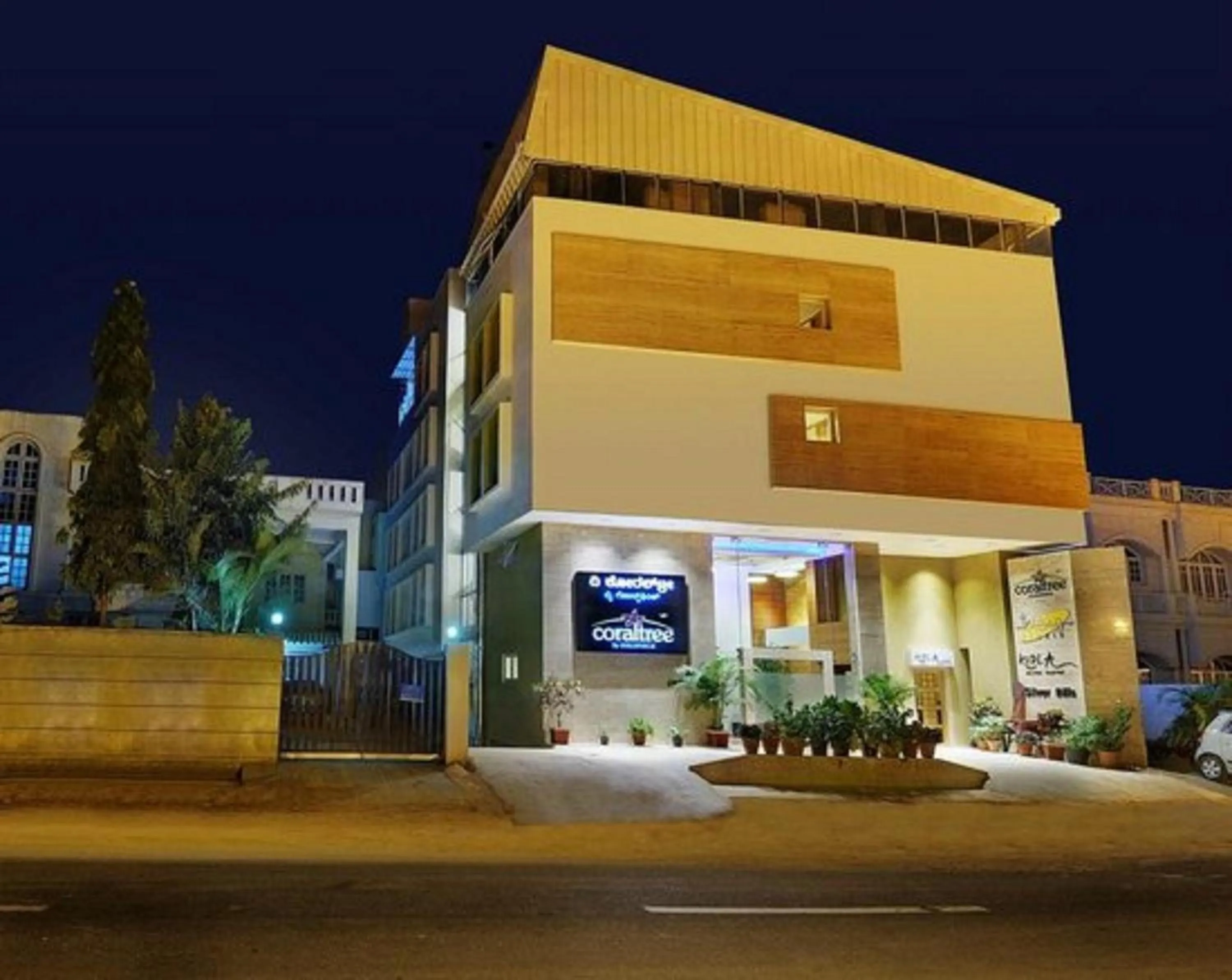Property building in Coraltree Hotel Bangalore
