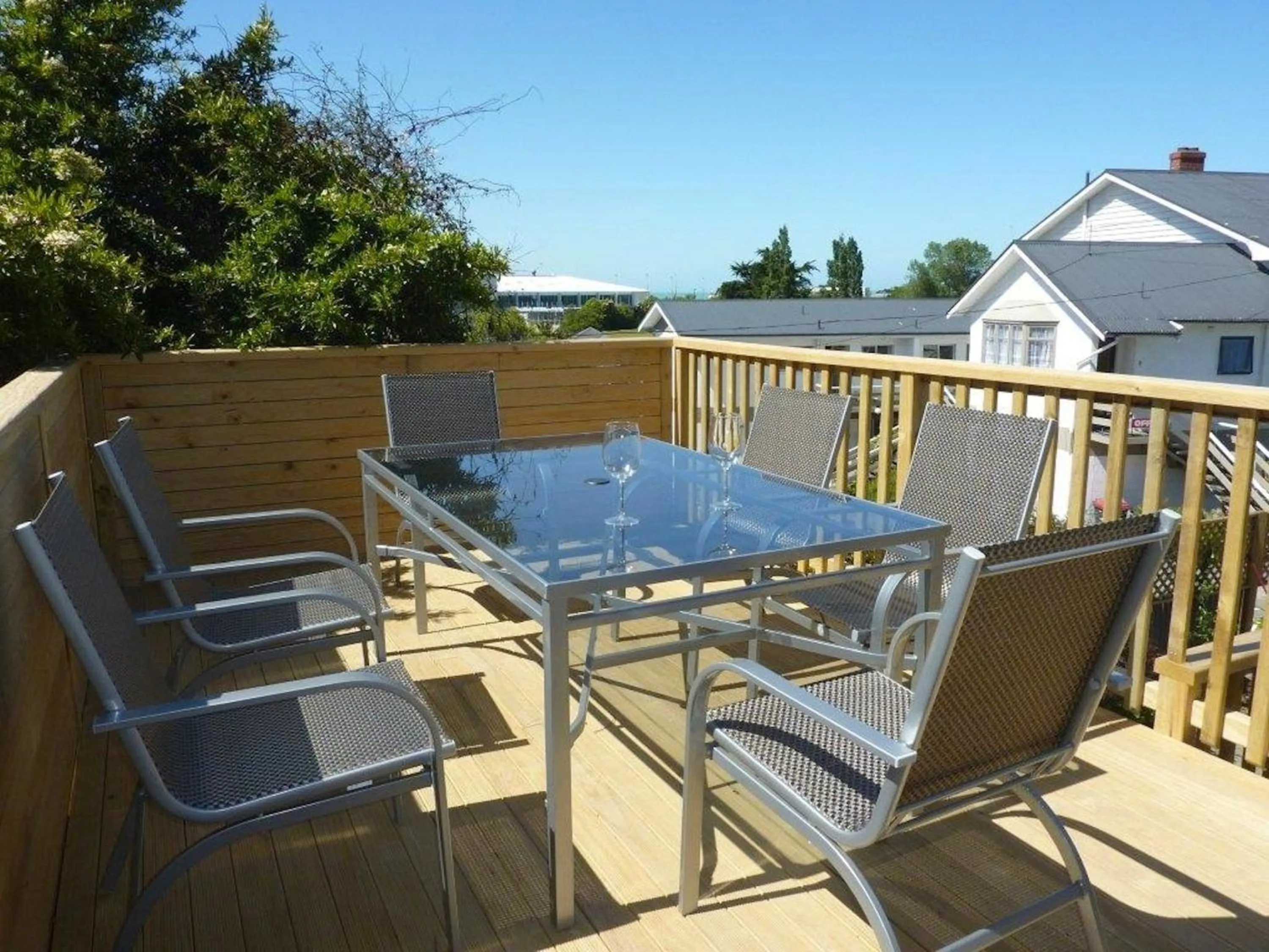 Patio in Anchor Motel