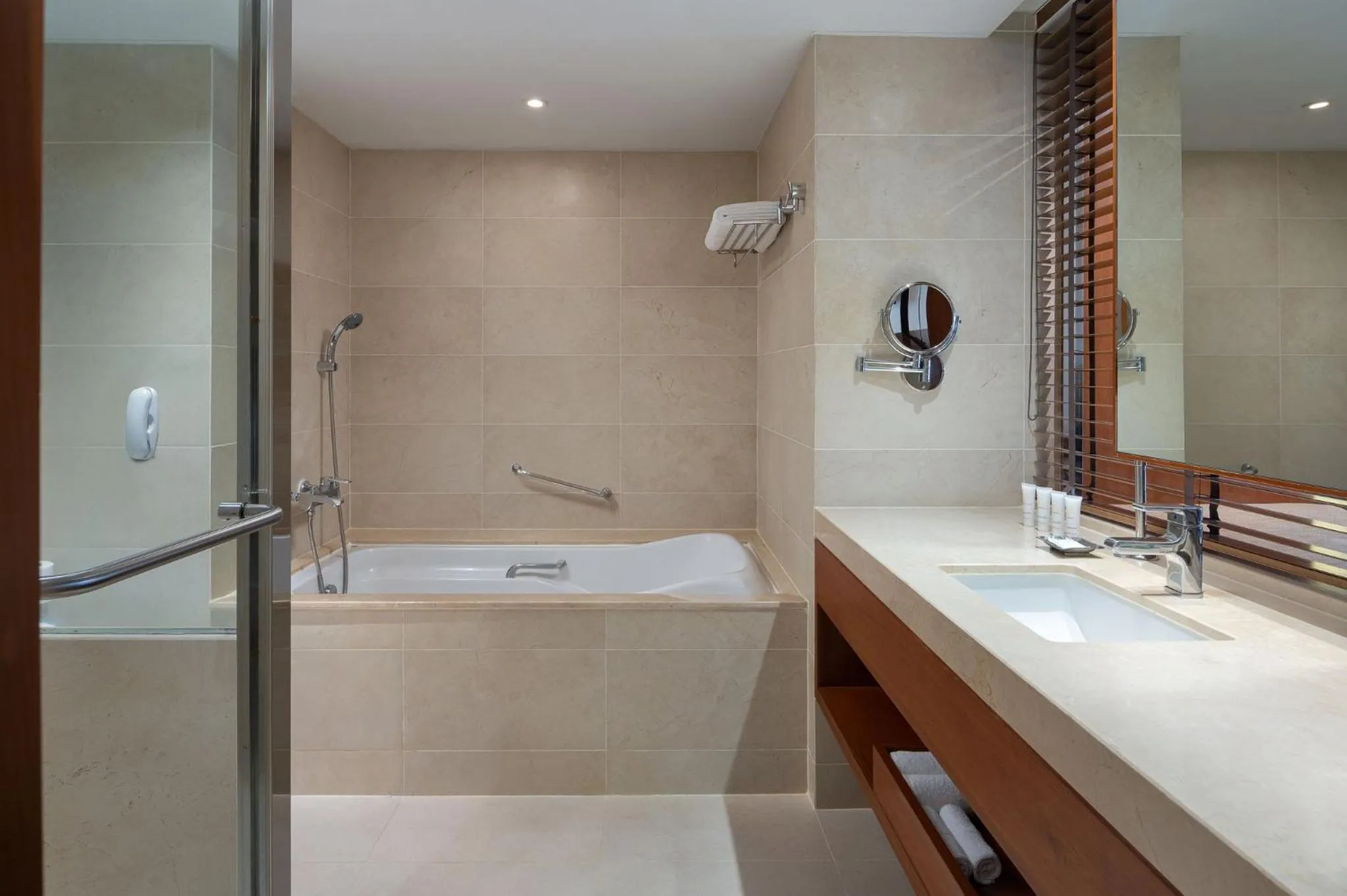 Bathroom in Crowne Plaza Bangkok Lumpini Park by IHG