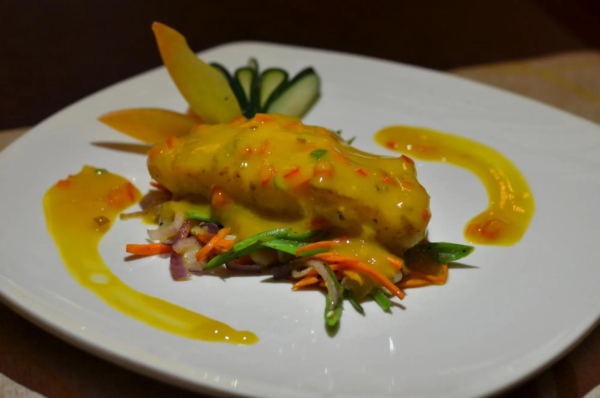 Food close-up in Eagle Point Beach and Dive Resort