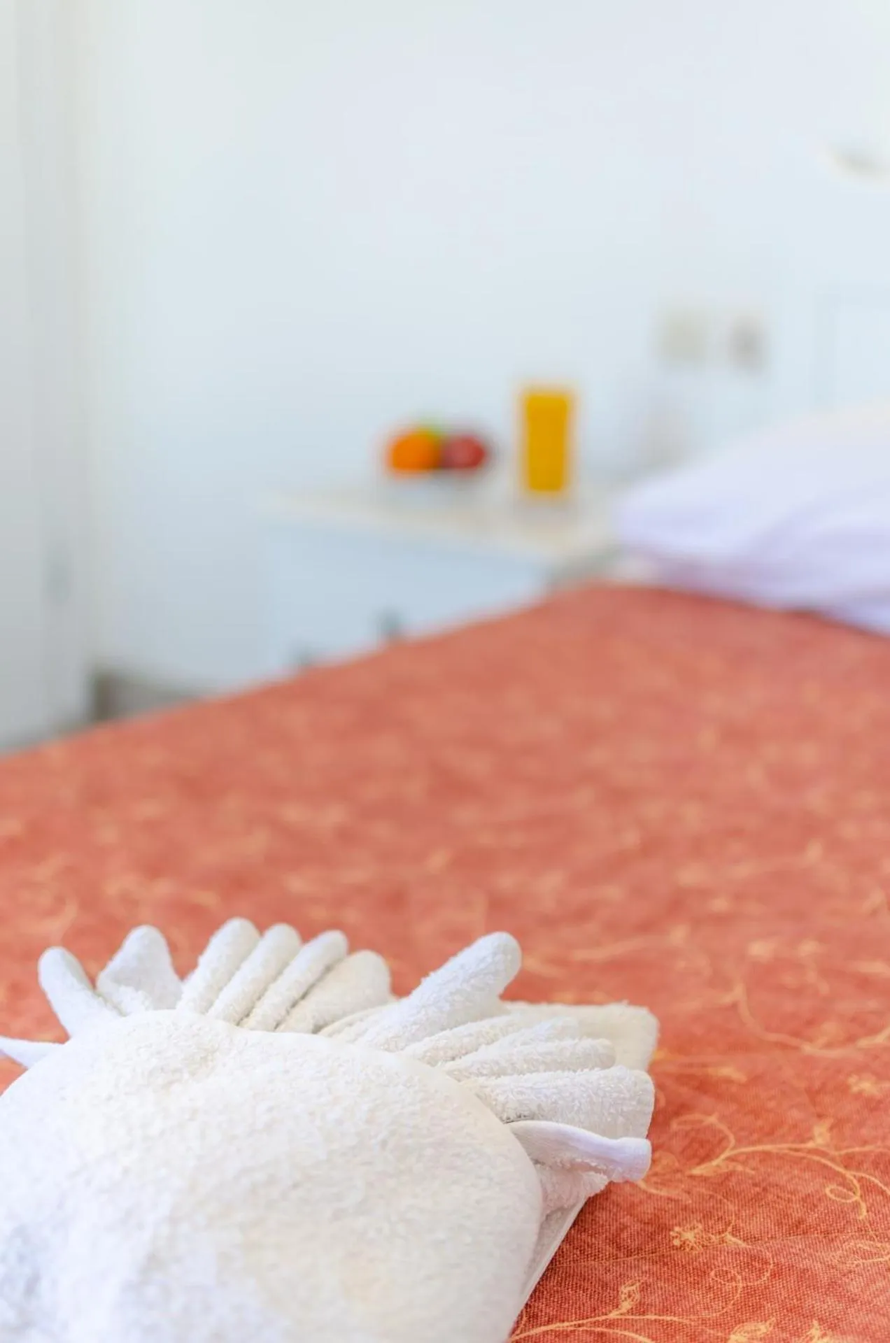 Bed in Irini Apartments