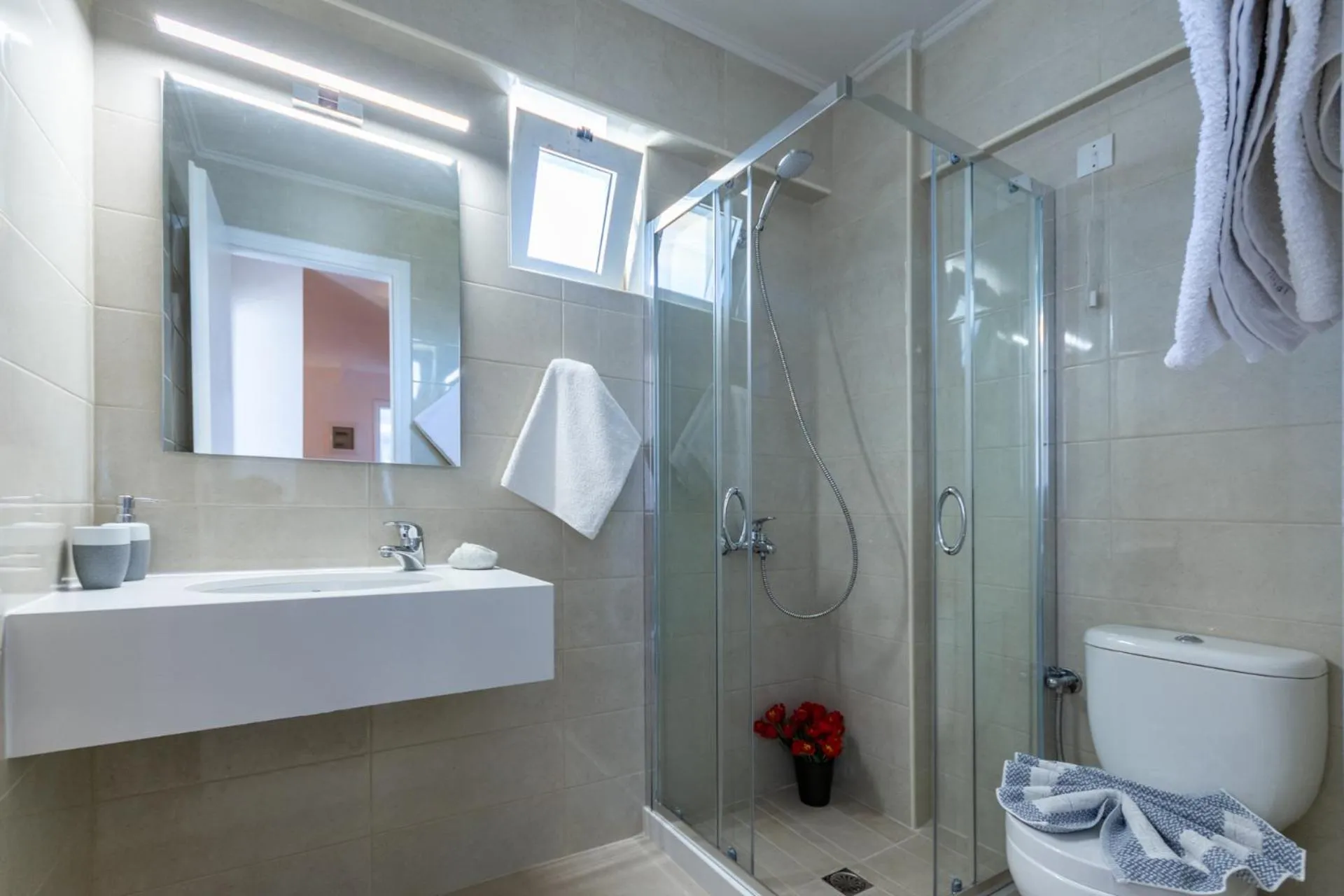Shower in Irini Apartments