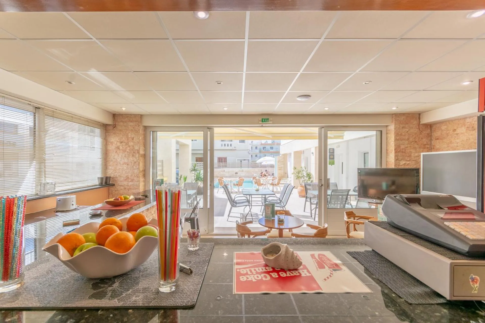 Lobby or reception in Irini Apartments