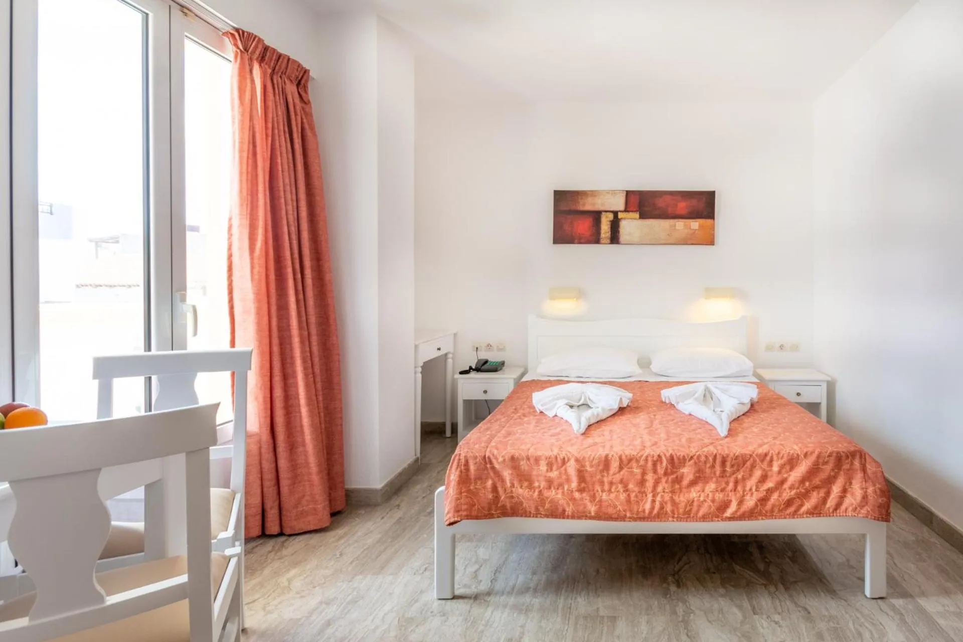 Bed in Irini Apartments