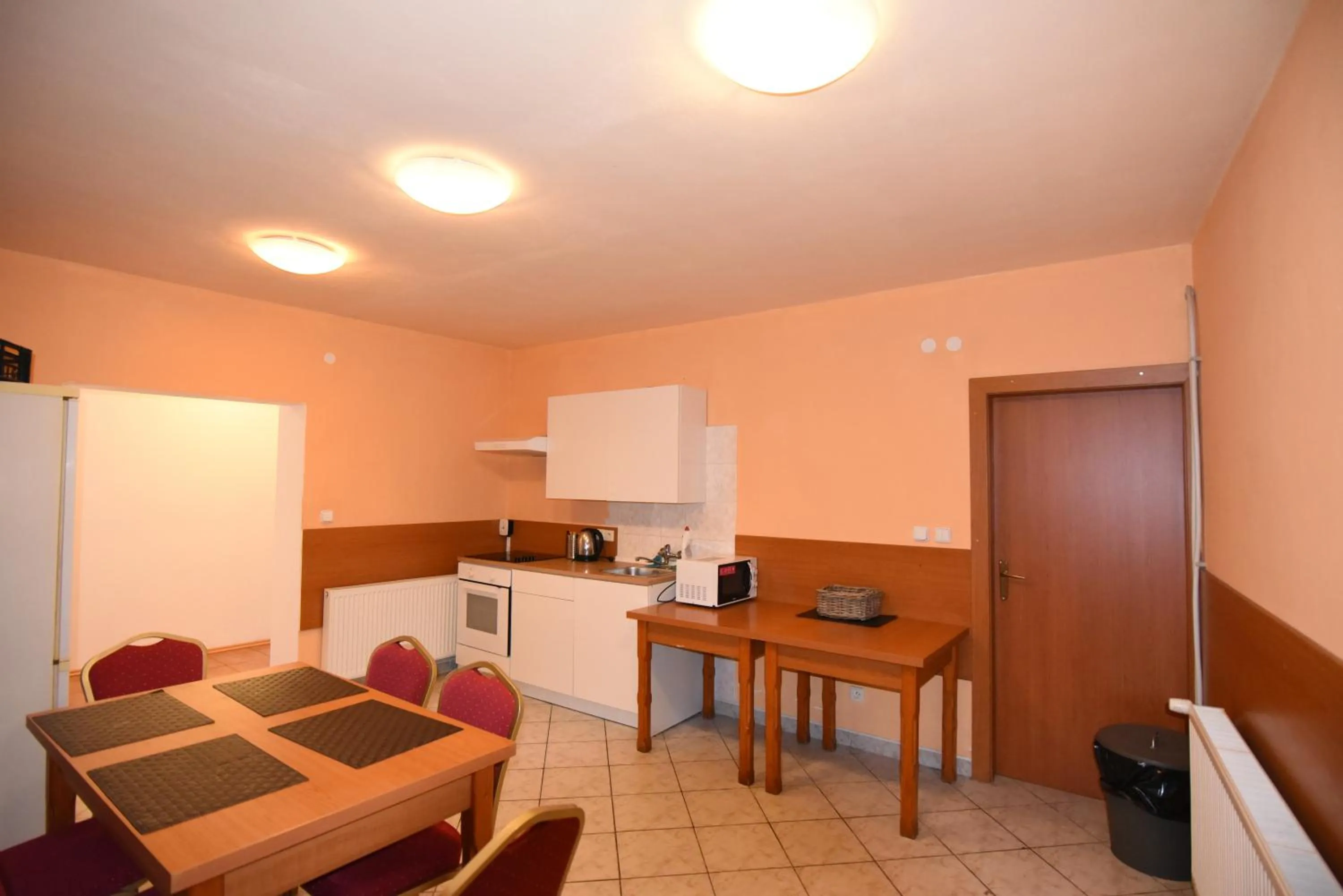 Kitchen or kitchenette in Hotel Taxis Bratislava