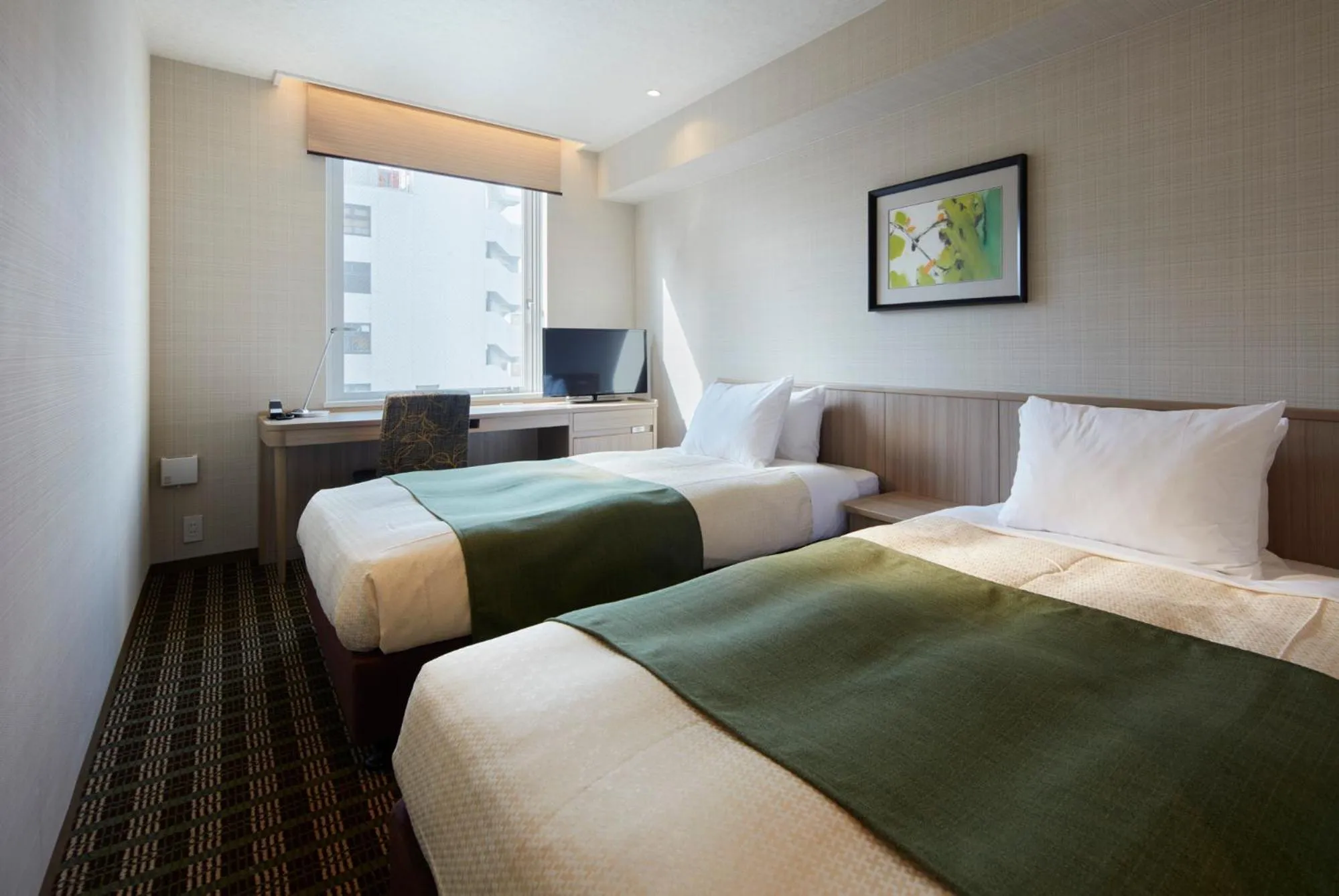 Bed in Garden Hotel Shizuoka