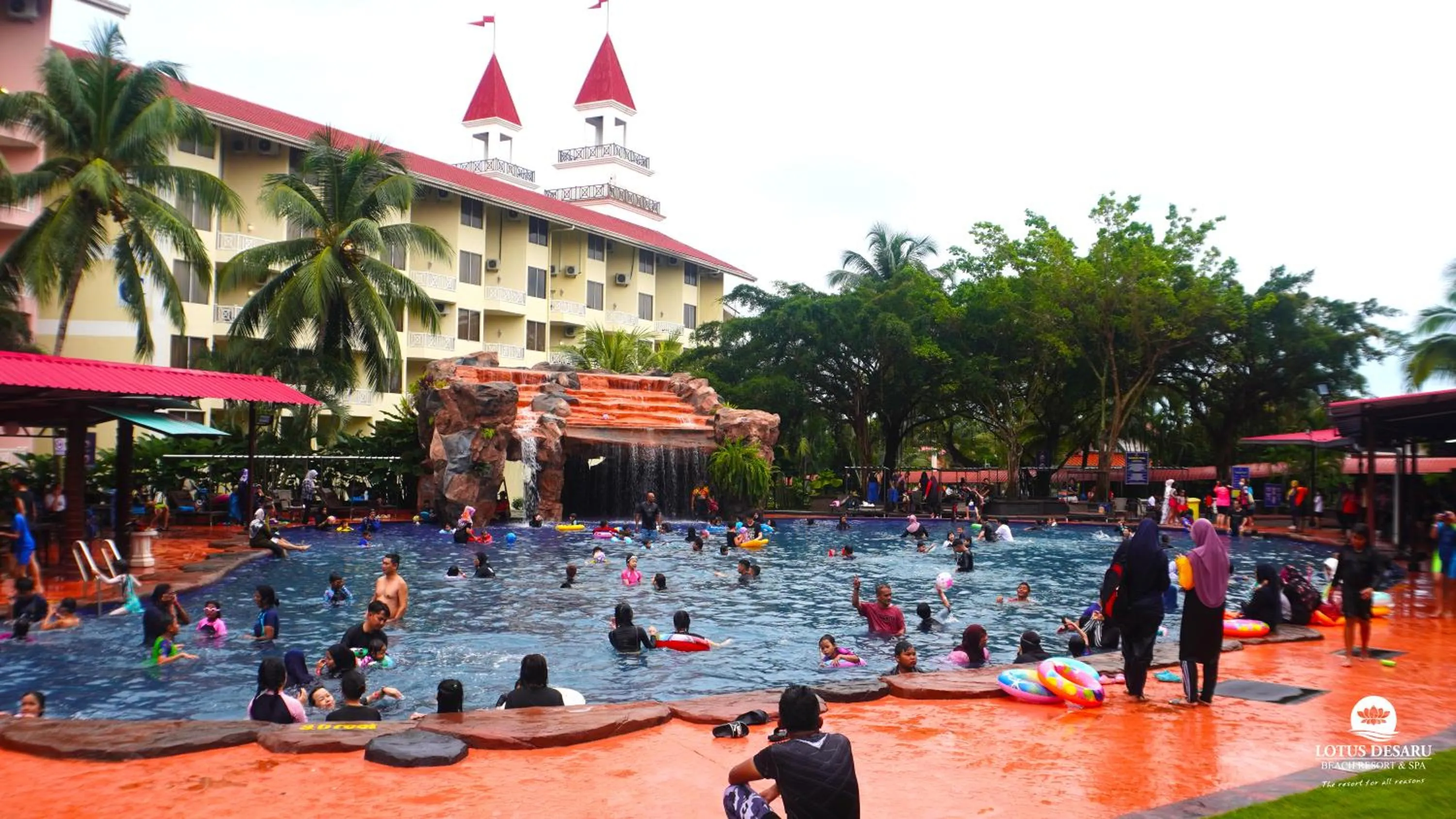 Aqua park in Lotus Desaru Beach Resort & Spa
