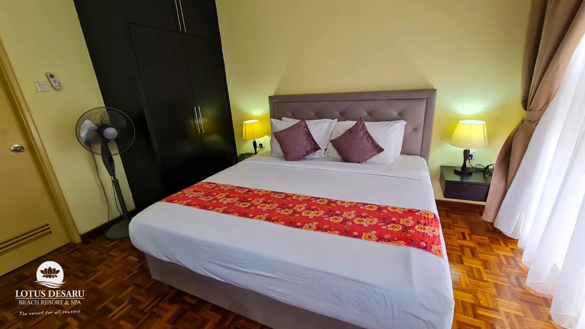 Bed in Lotus Desaru Beach Resort & Spa