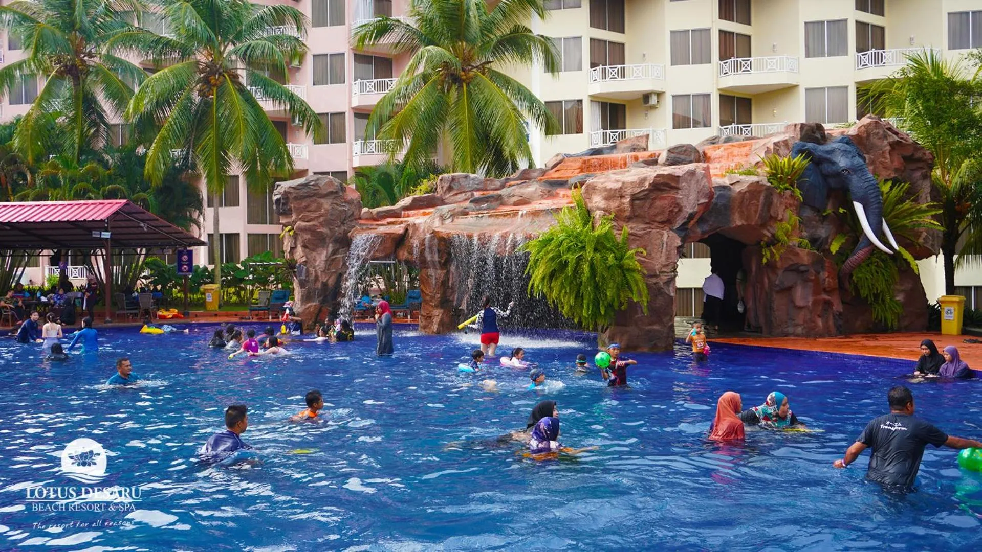 Aqua park in Lotus Desaru Beach Resort & Spa