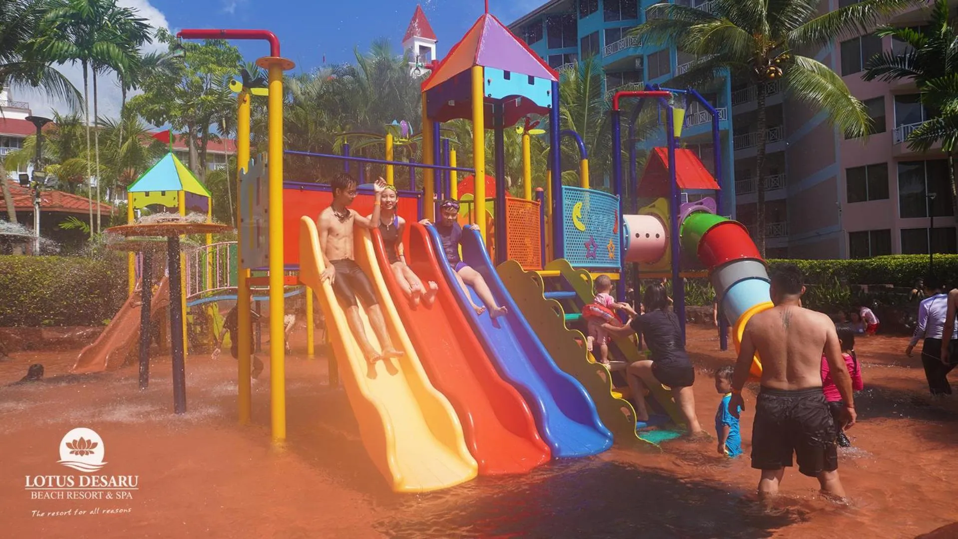 Aqua park in Lotus Desaru Beach Resort & Spa
