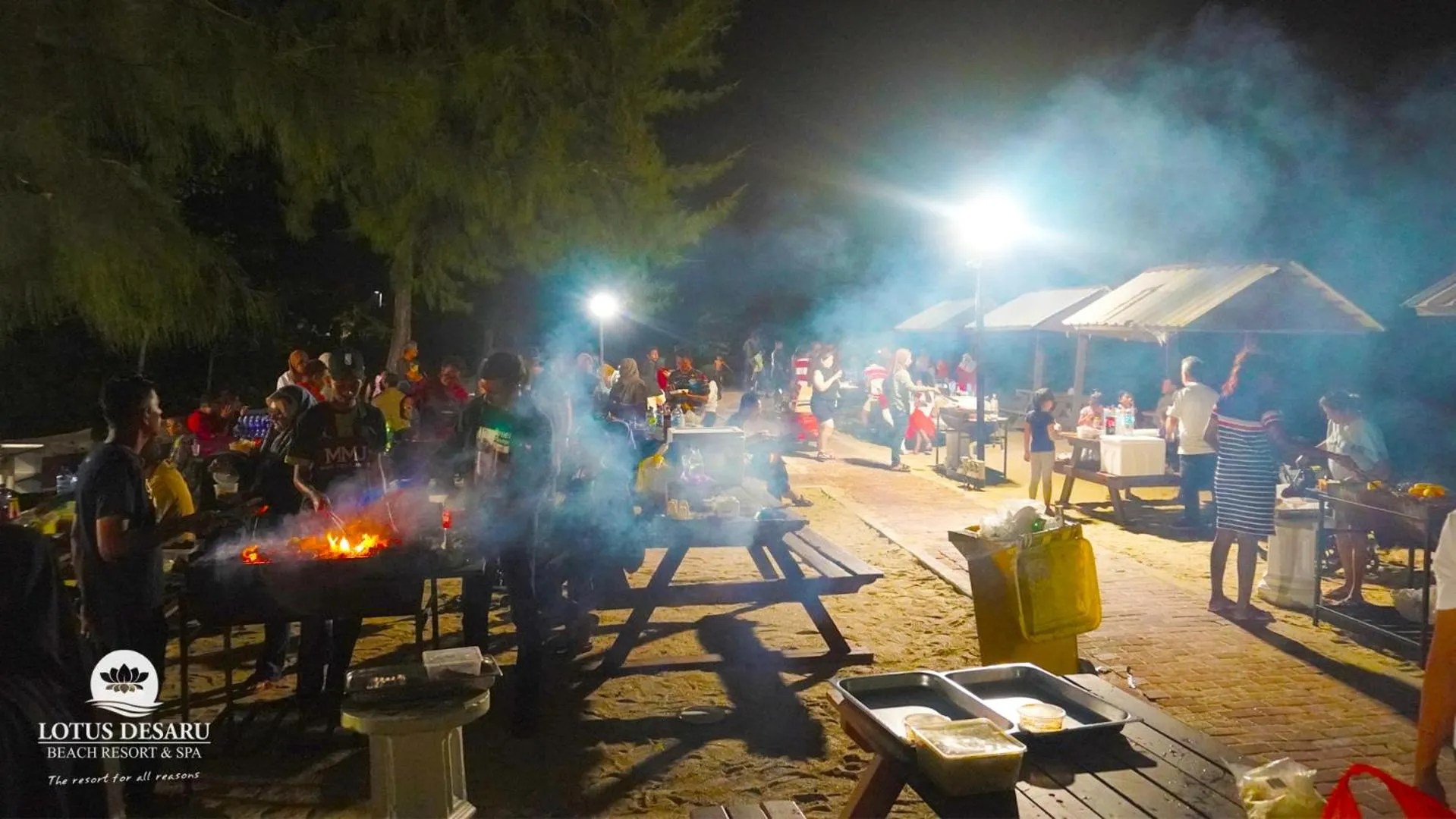 BBQ facilities in Lotus Desaru Beach Resort & Spa
