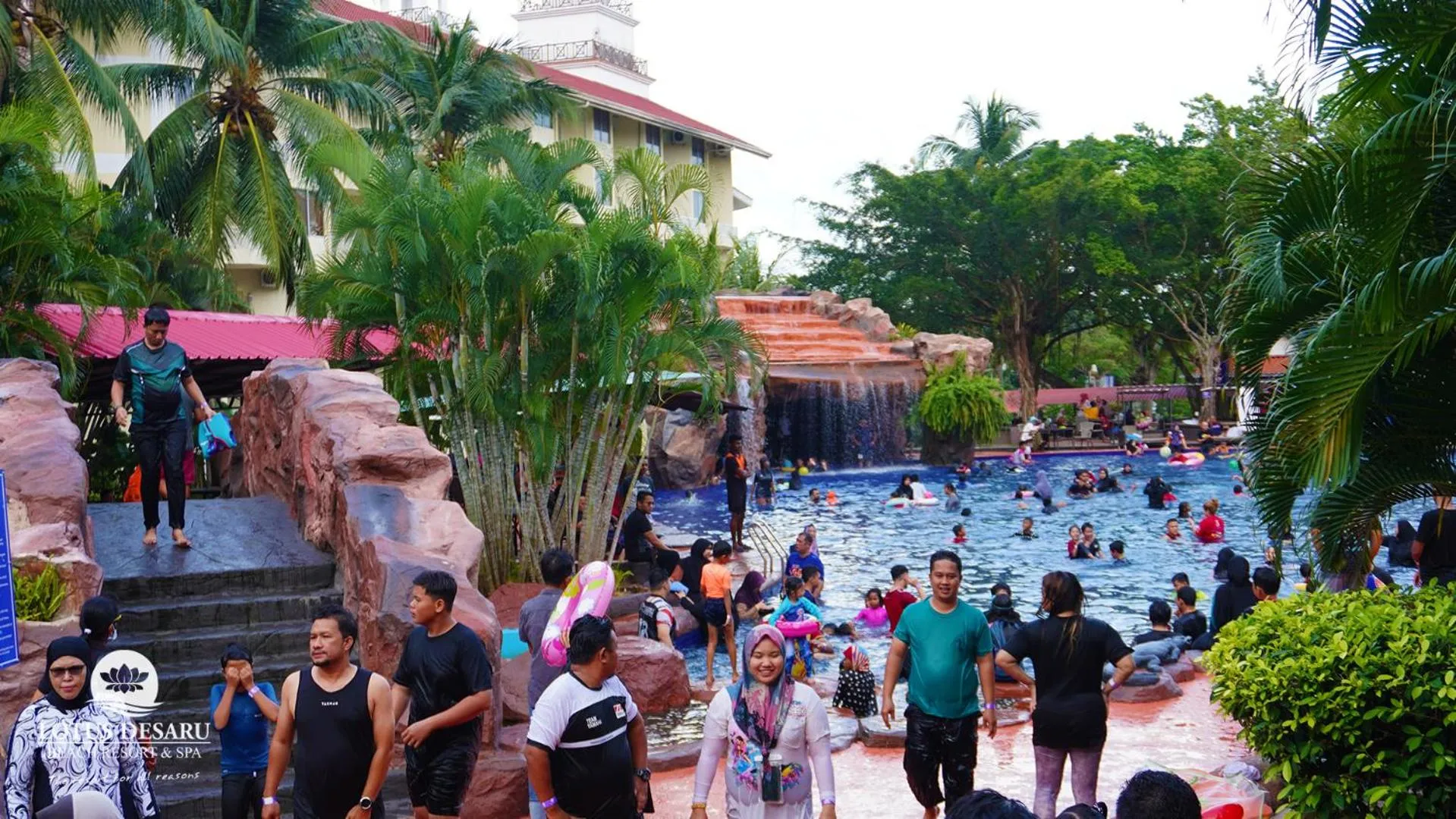 Aqua park in Lotus Desaru Beach Resort & Spa