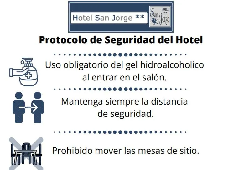 Logo/Certificate/Sign in Hotel San Jorge