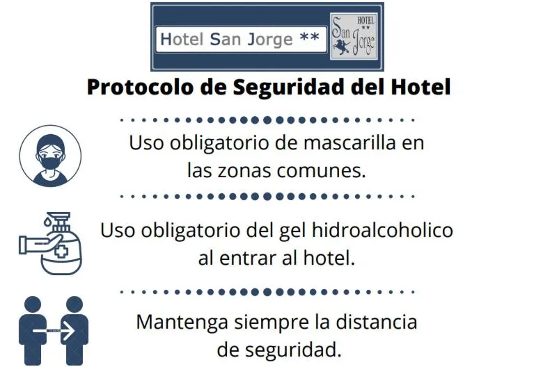 Logo/Certificate/Sign in Hotel San Jorge