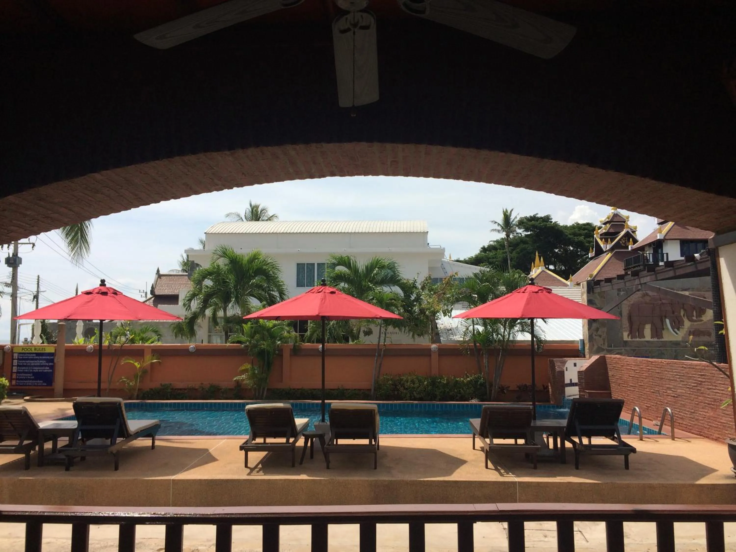 Swimming pool in Palm Beach Resort