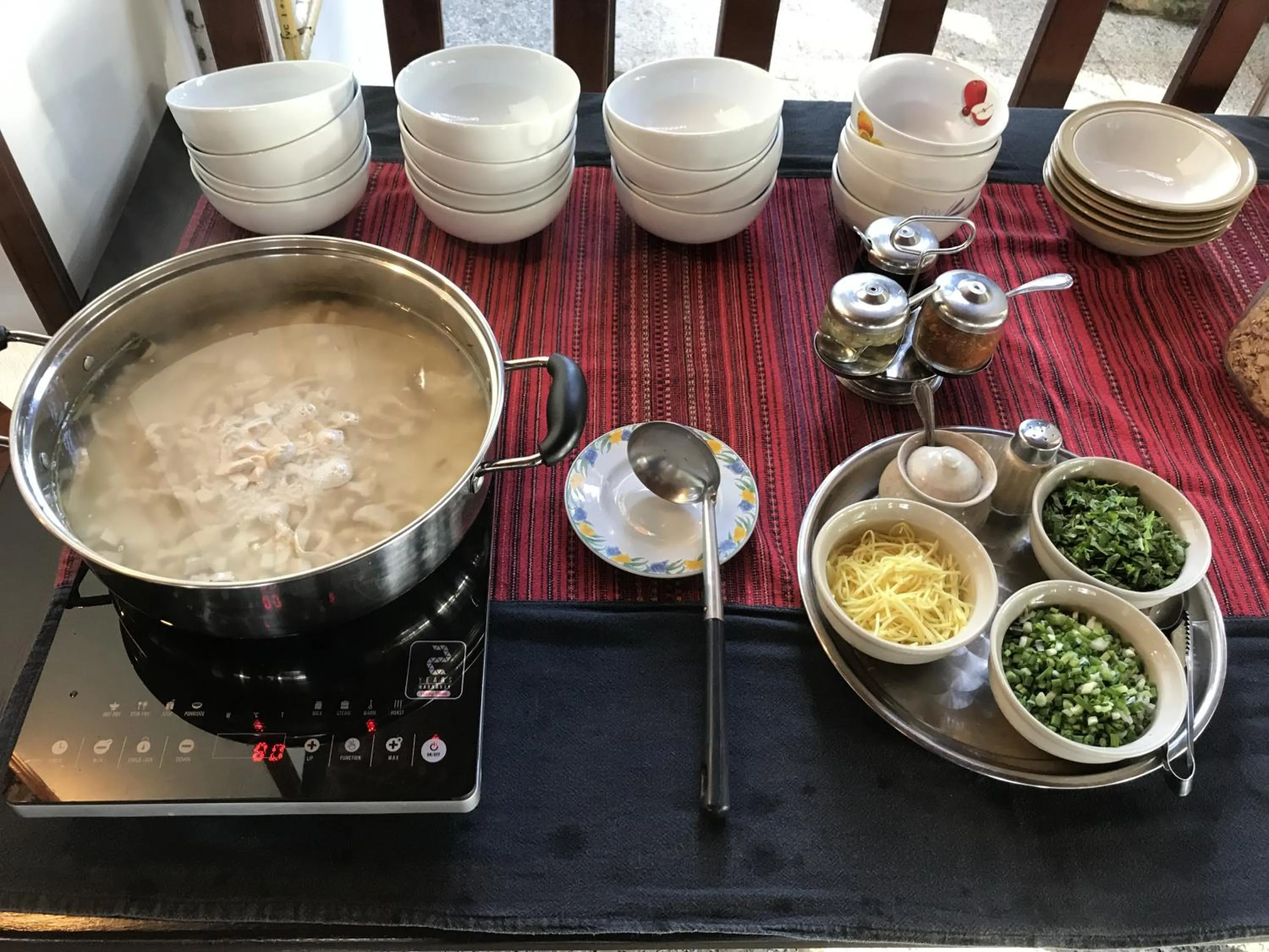 Buffet breakfast in Palm Beach Resort