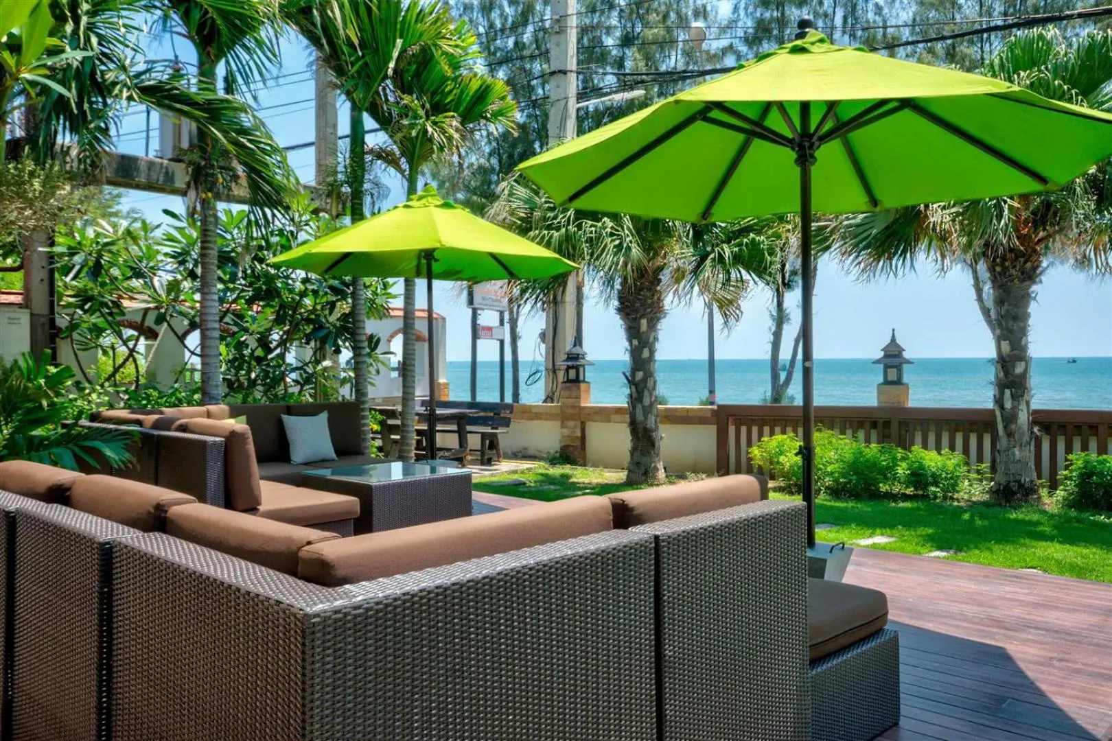 Patio in Palm Beach Resort
