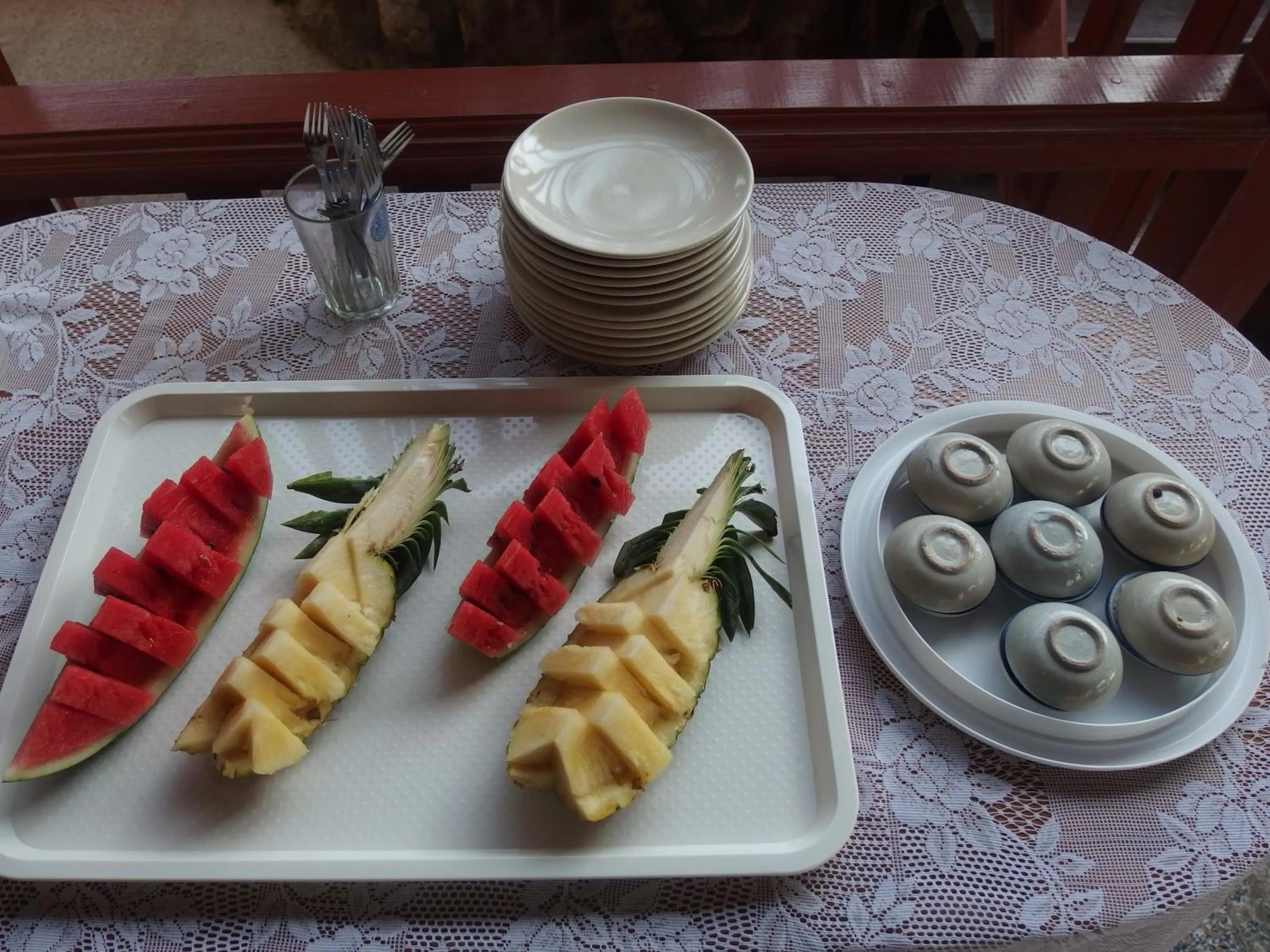 Breakfast in Palm Beach Resort