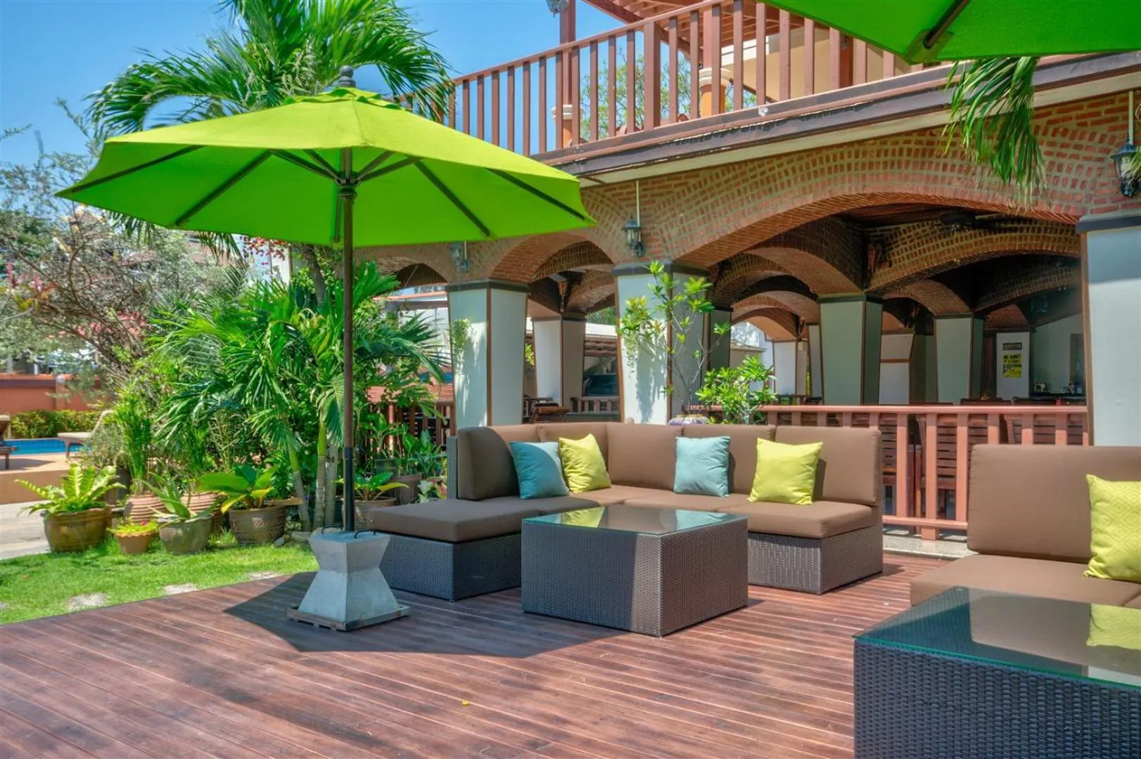 Patio in Palm Beach Resort